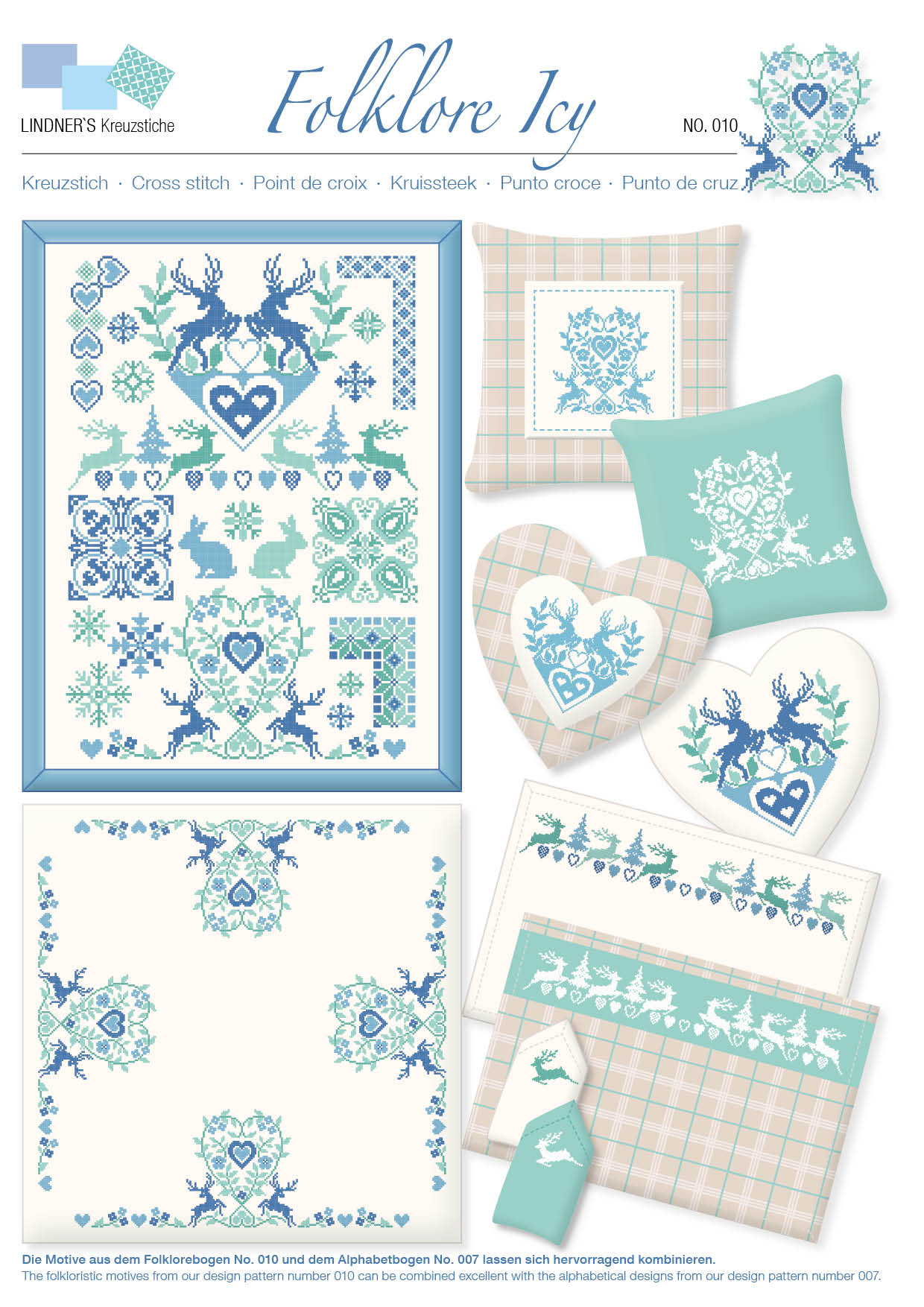 Lindners Cross Stitch Chart Folklore Icy ePattern