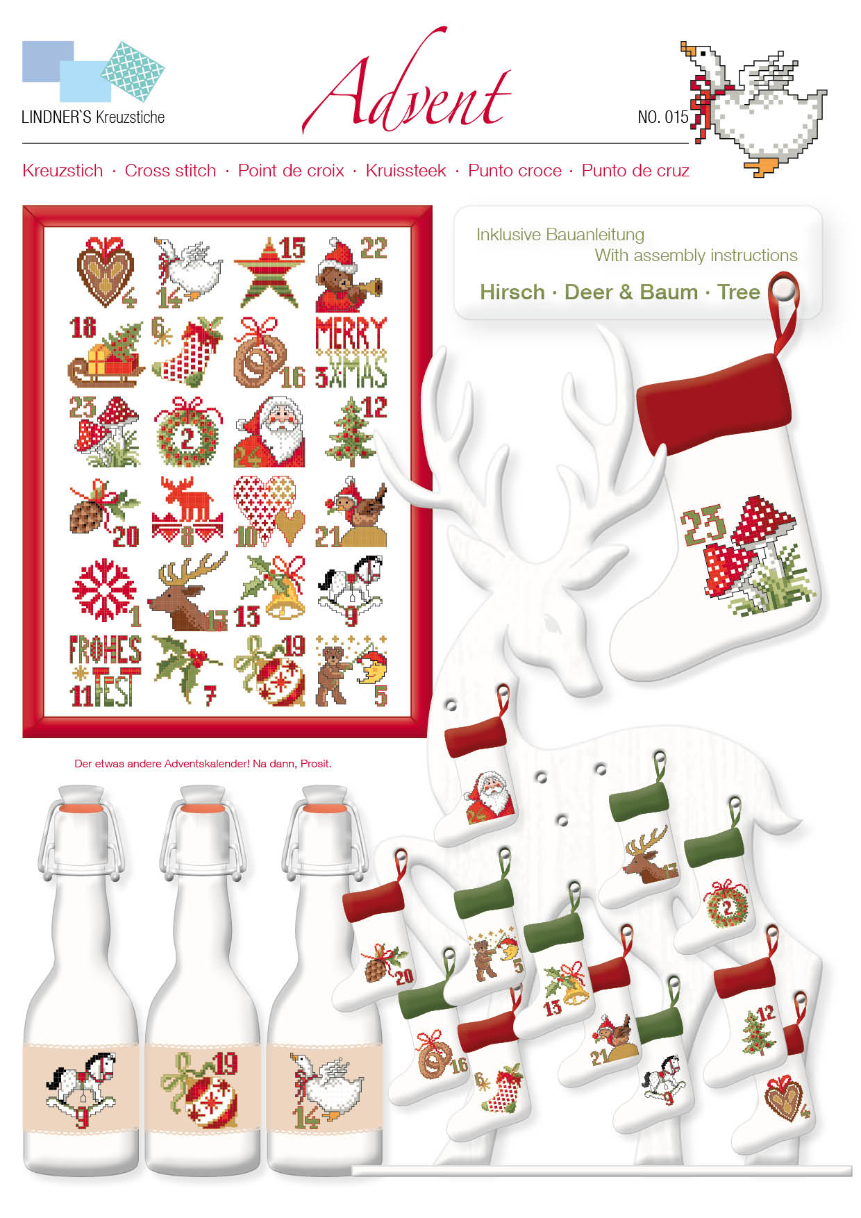 Lindners Cross Stitch Chart Advent ePattern