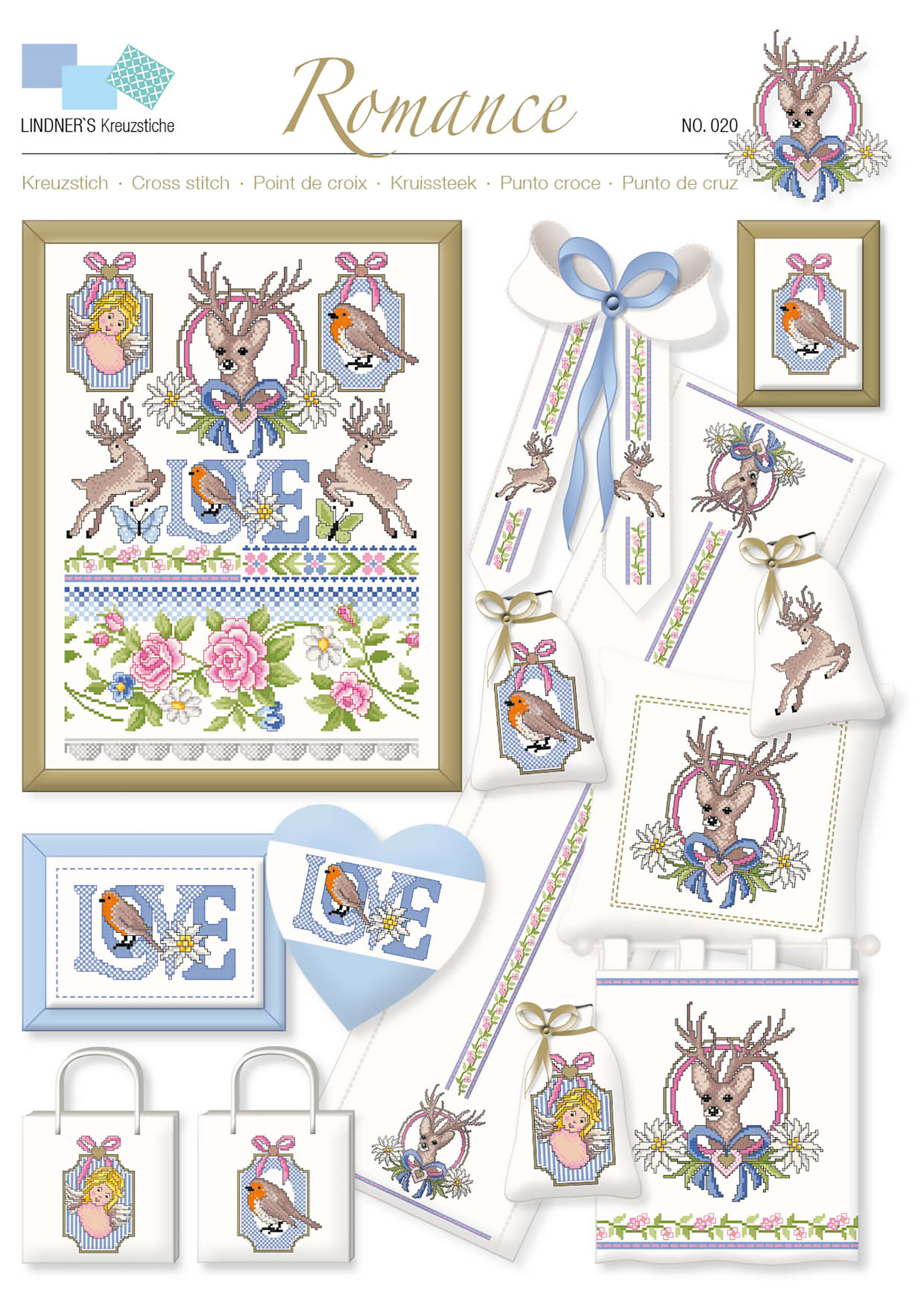 Lindners Cross Stitch Chart Romance ePattern