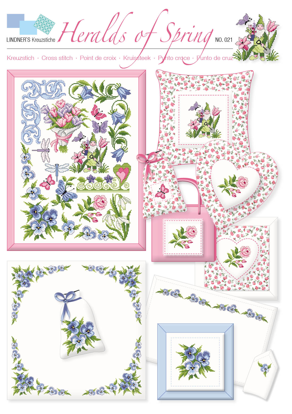 Lindners Cross Stitch Chart Heralds Of Spring ePattern