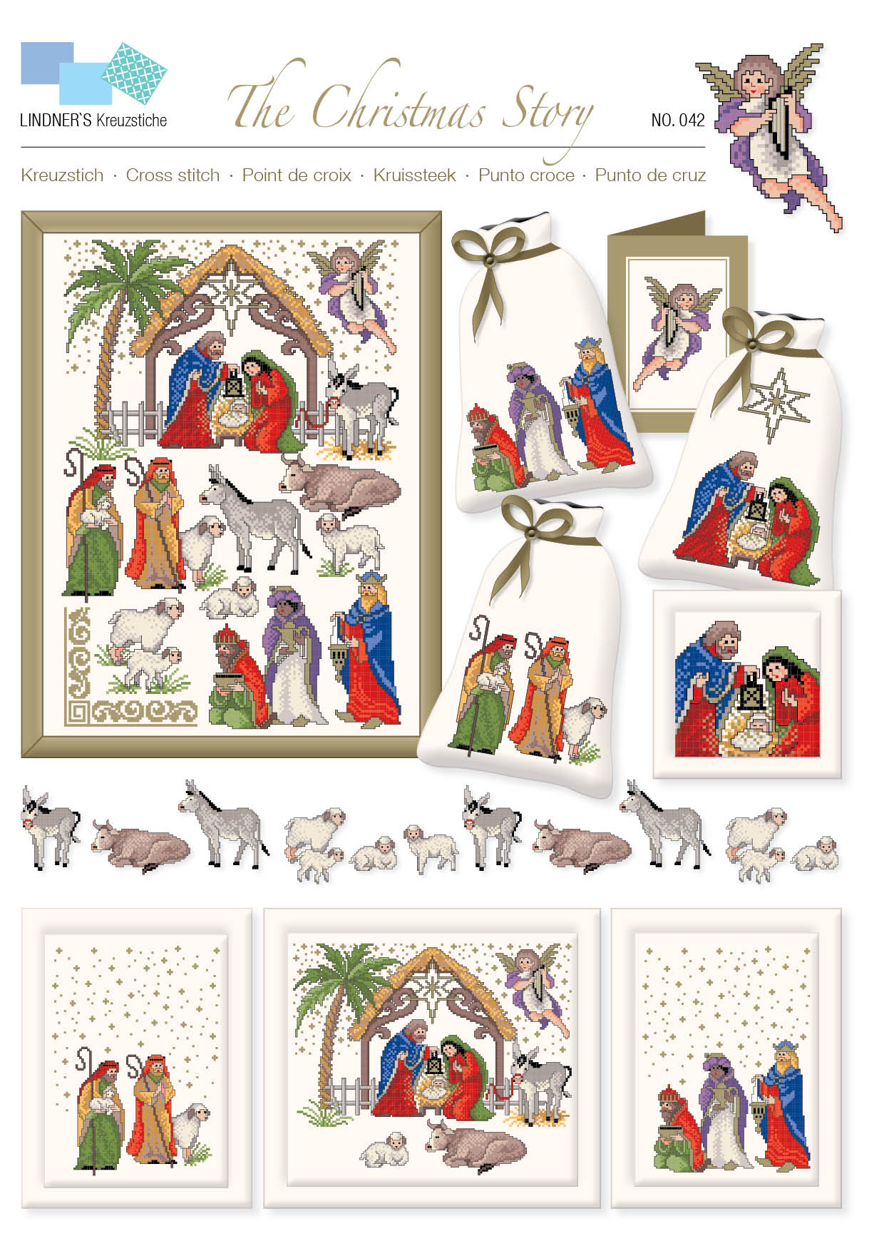 Lindners Cross Stitch Chart The Christmas Story ePattern