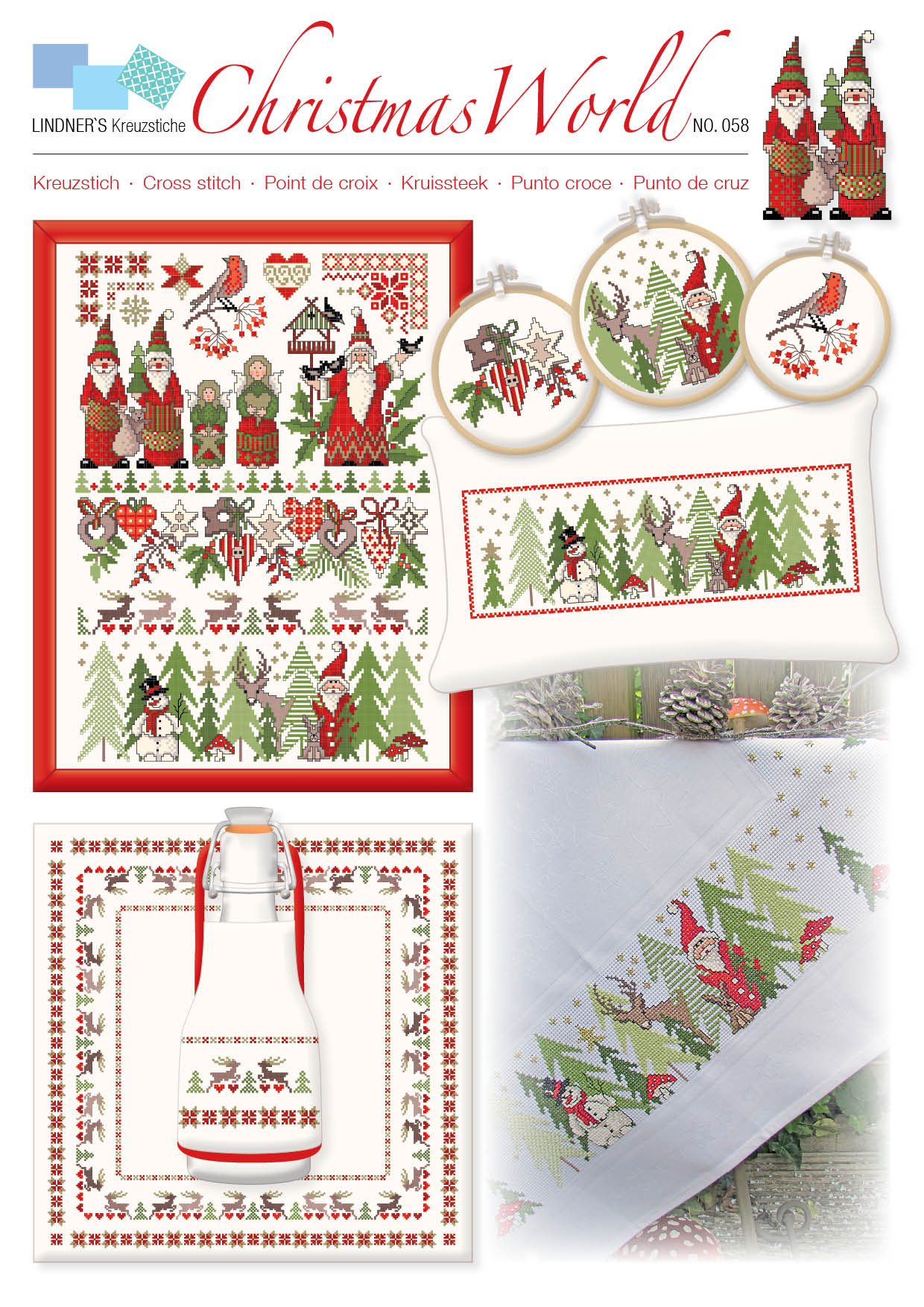 Lindners Cross Stitch Chart Christmas World ePattern