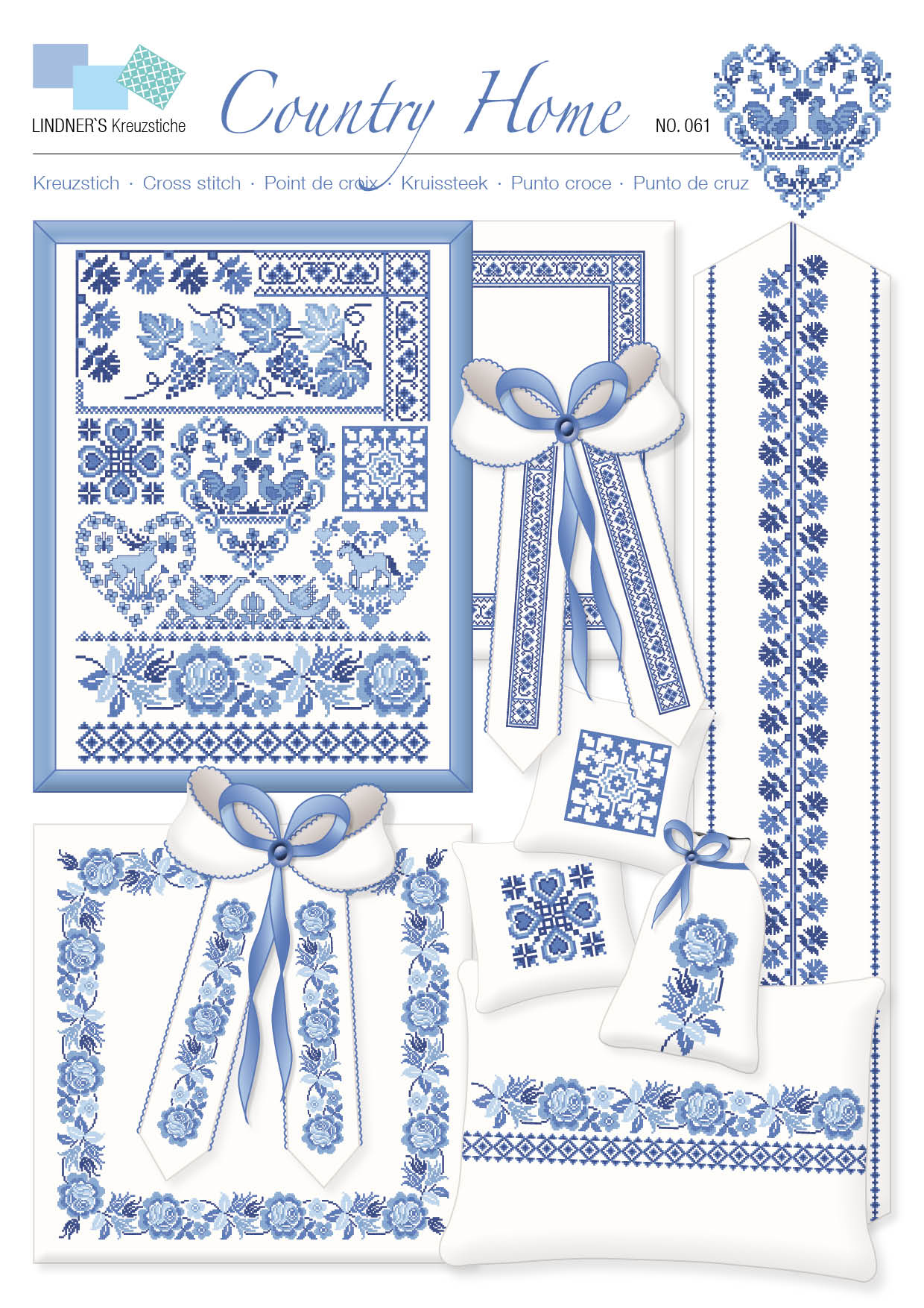 Lindners Cross Stitch Chart Country Home ePattern