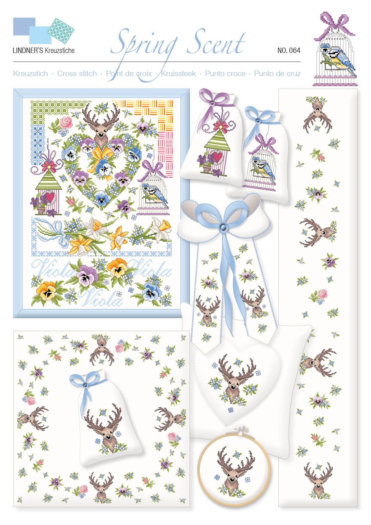 Lindners Cross Stitch Chart Spring Scent ePattern