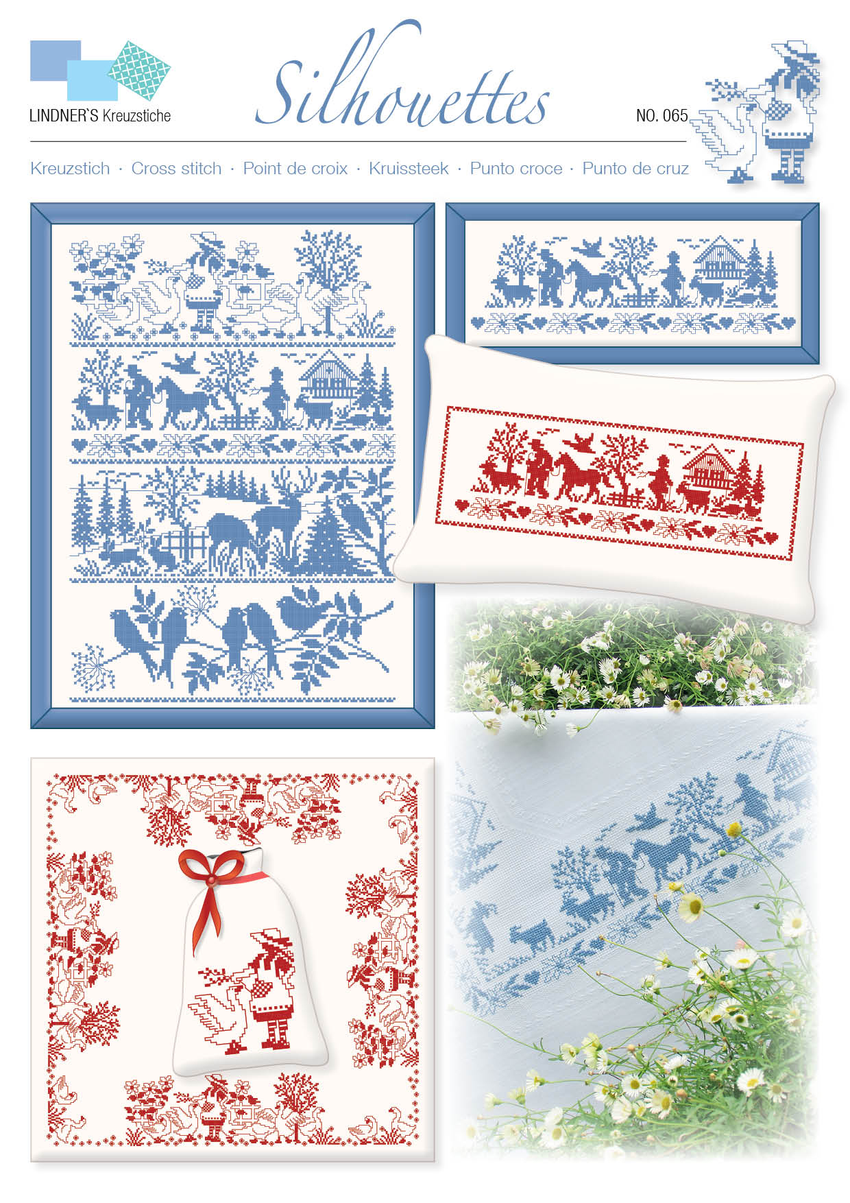 Lindners Cross Stitch Chart Silhouettes ePattern