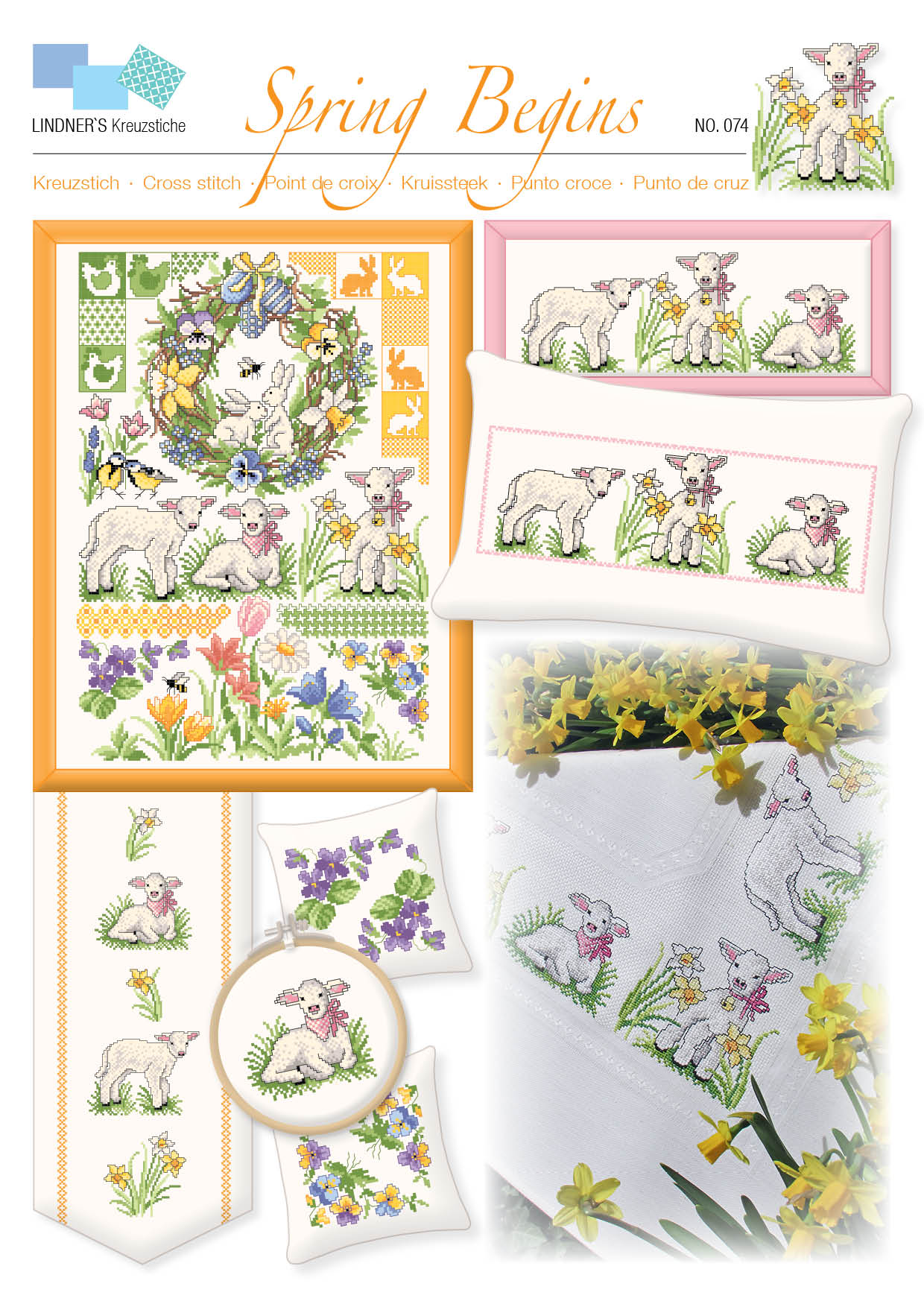 Lindners Cross Stitch Chart Spring Begins ePattern