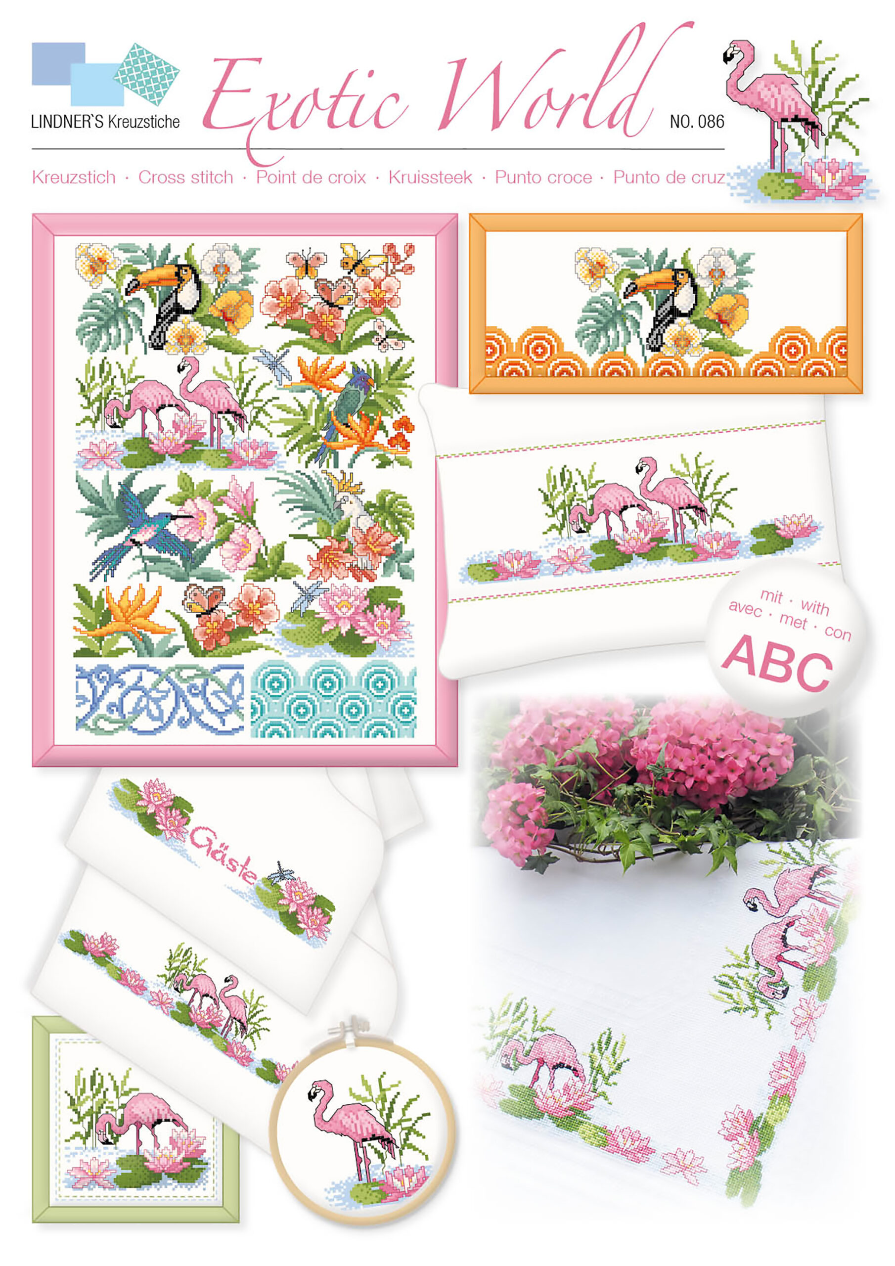 Lindners Cross Stitch Chart Exotic World ePattern