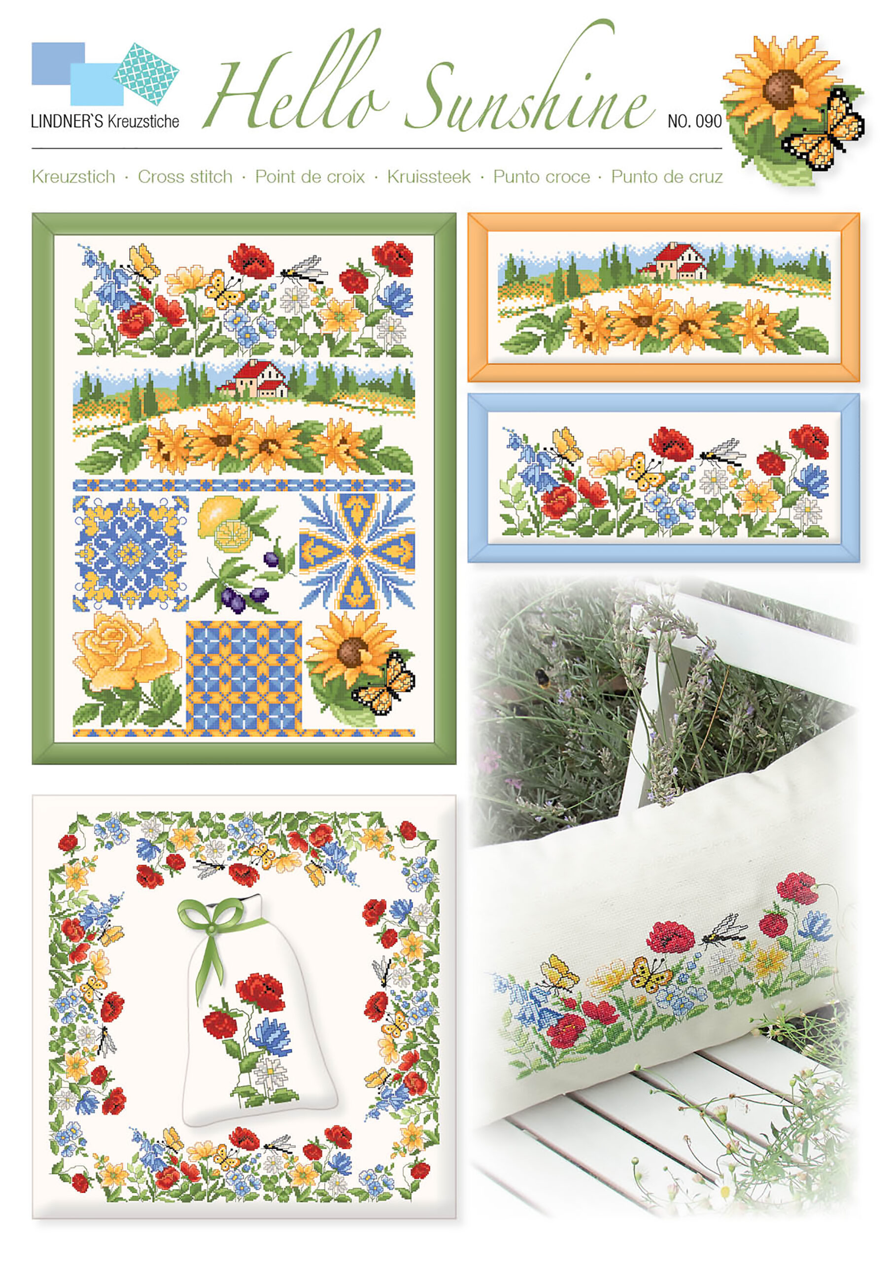 Lindners Cross Stitch Chart Hello Sunshine ePattern