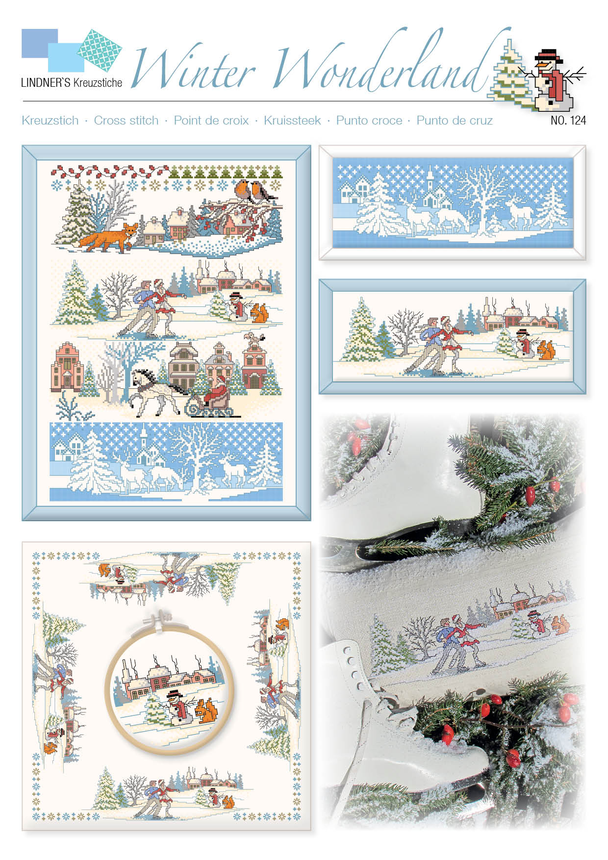 Lindners Cross Stitch Chart Winter Wonderland ePattern