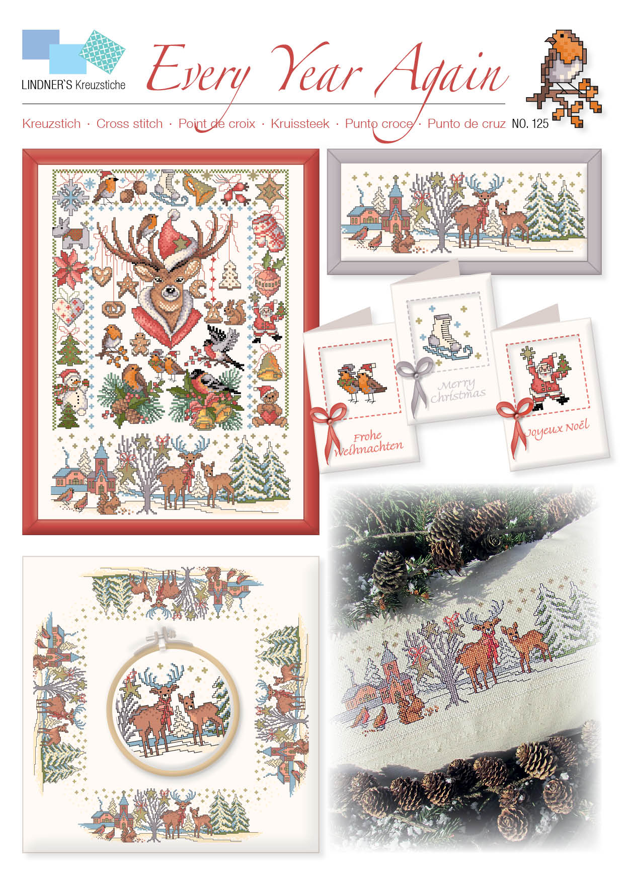 Lindners Cross Stitch Chart Every Year Again ePattern