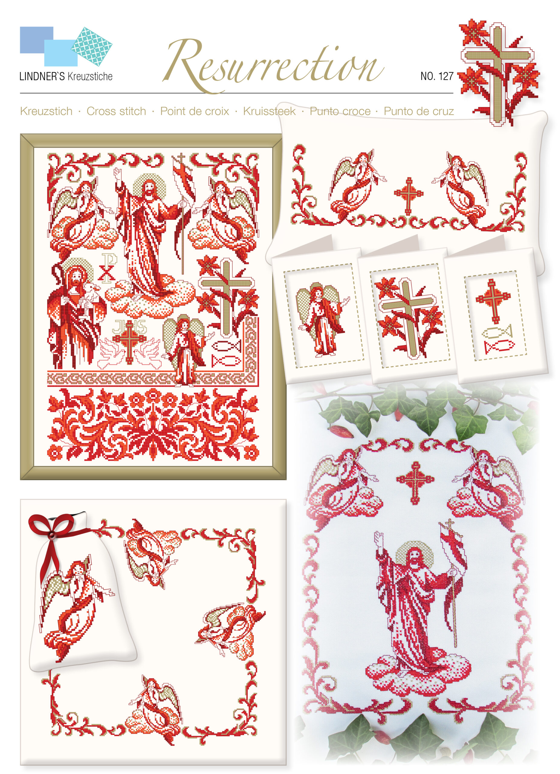 Lindners Cross Stitch Chart Resurrection ePattern
