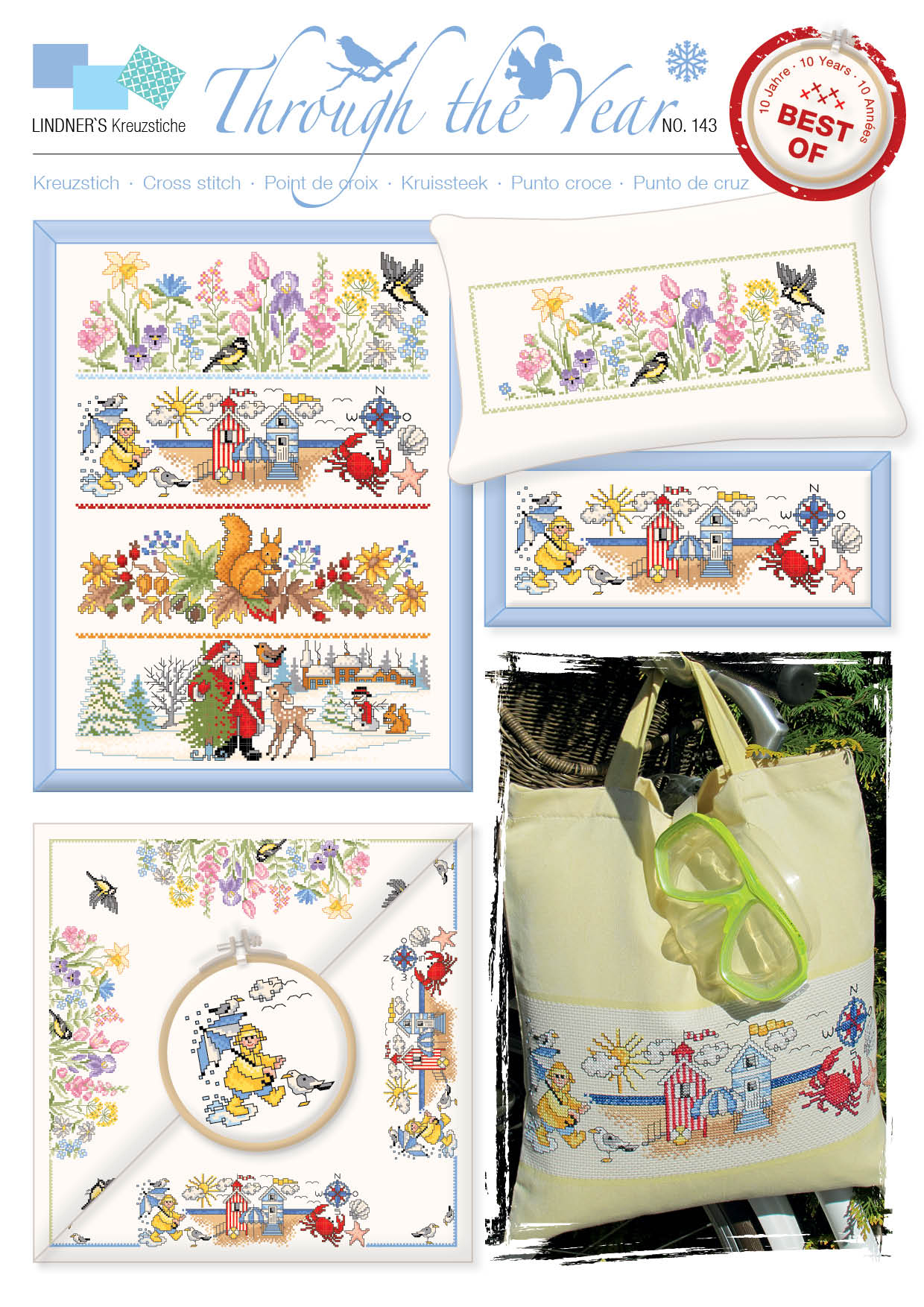 Lindners Cross Stitch Chart Through The Year ePattern