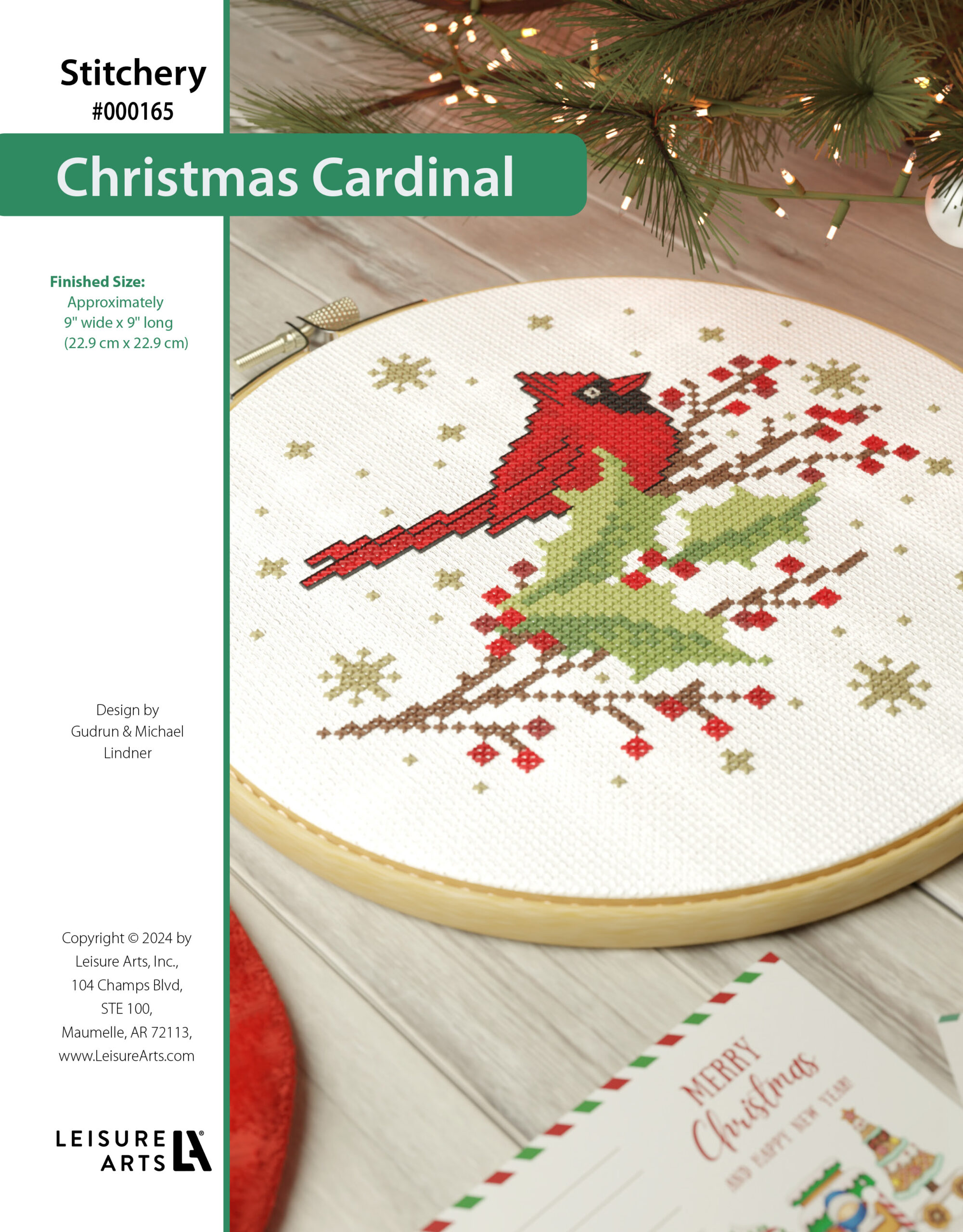 Leisure Arts ePattern XStitch Christmas Cardinal