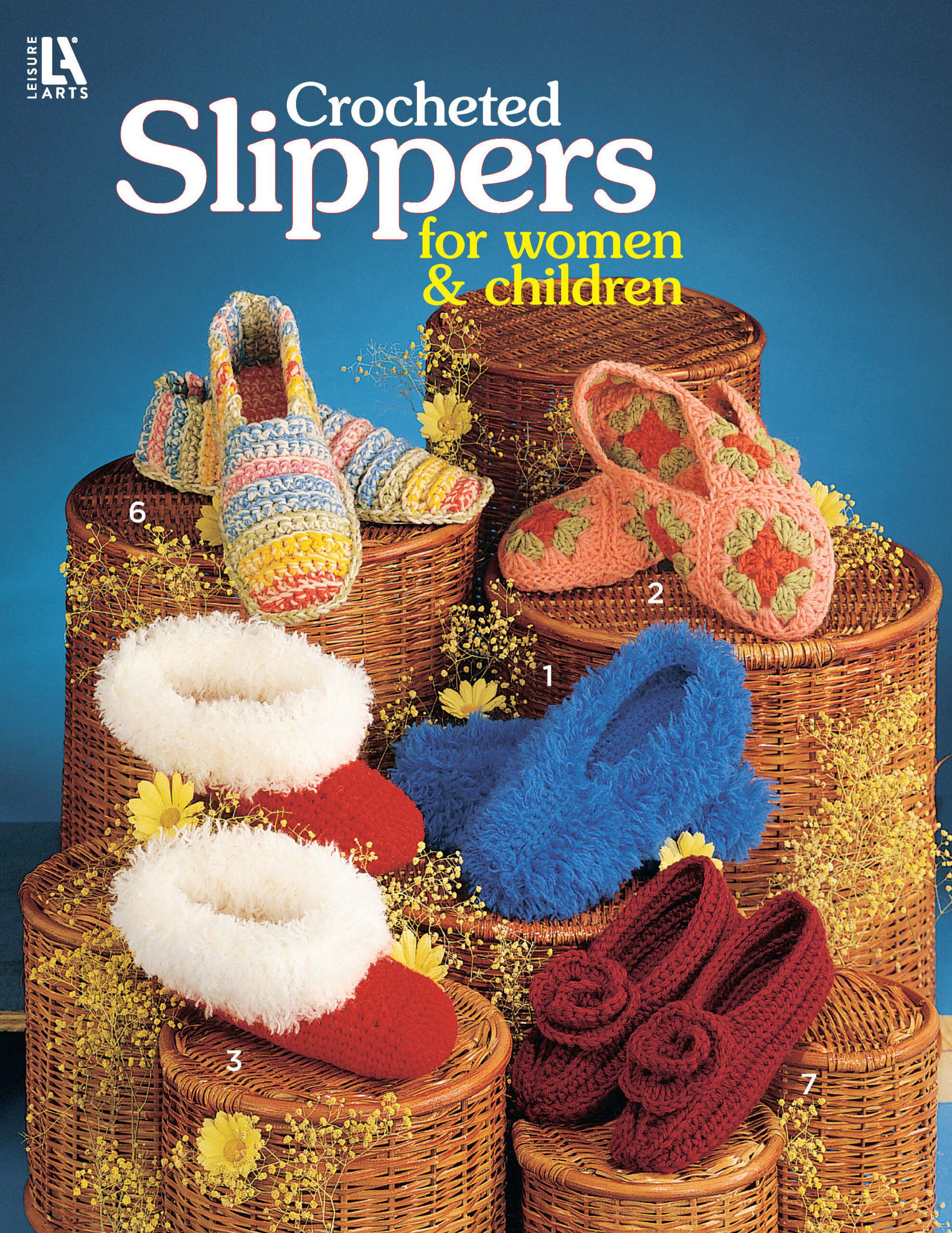 Book Crocheted Slippers For Women & Children