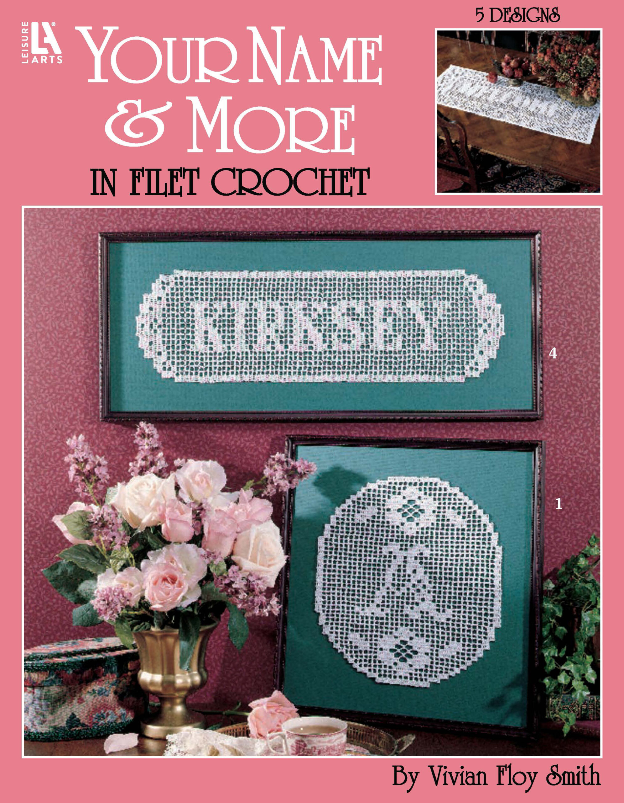 Crochet Your Name & More In Filet Crochet
