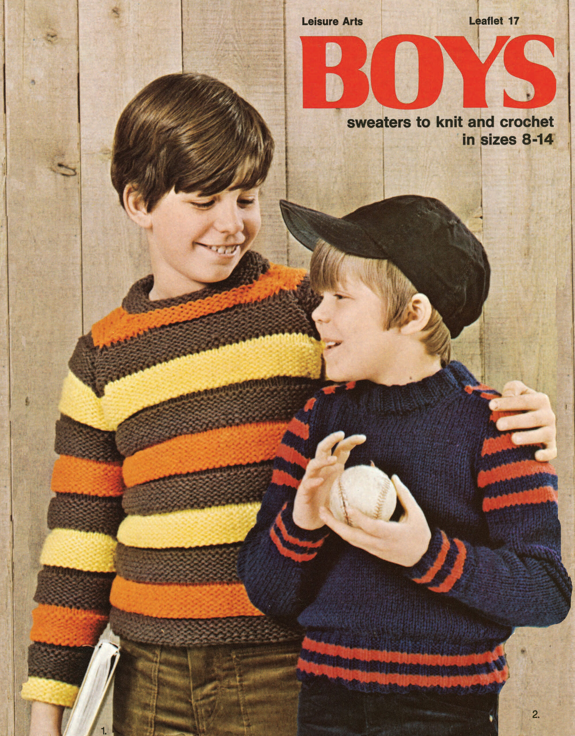 Leisure Arts Boys Sweaters To Knit And Crochet eBook