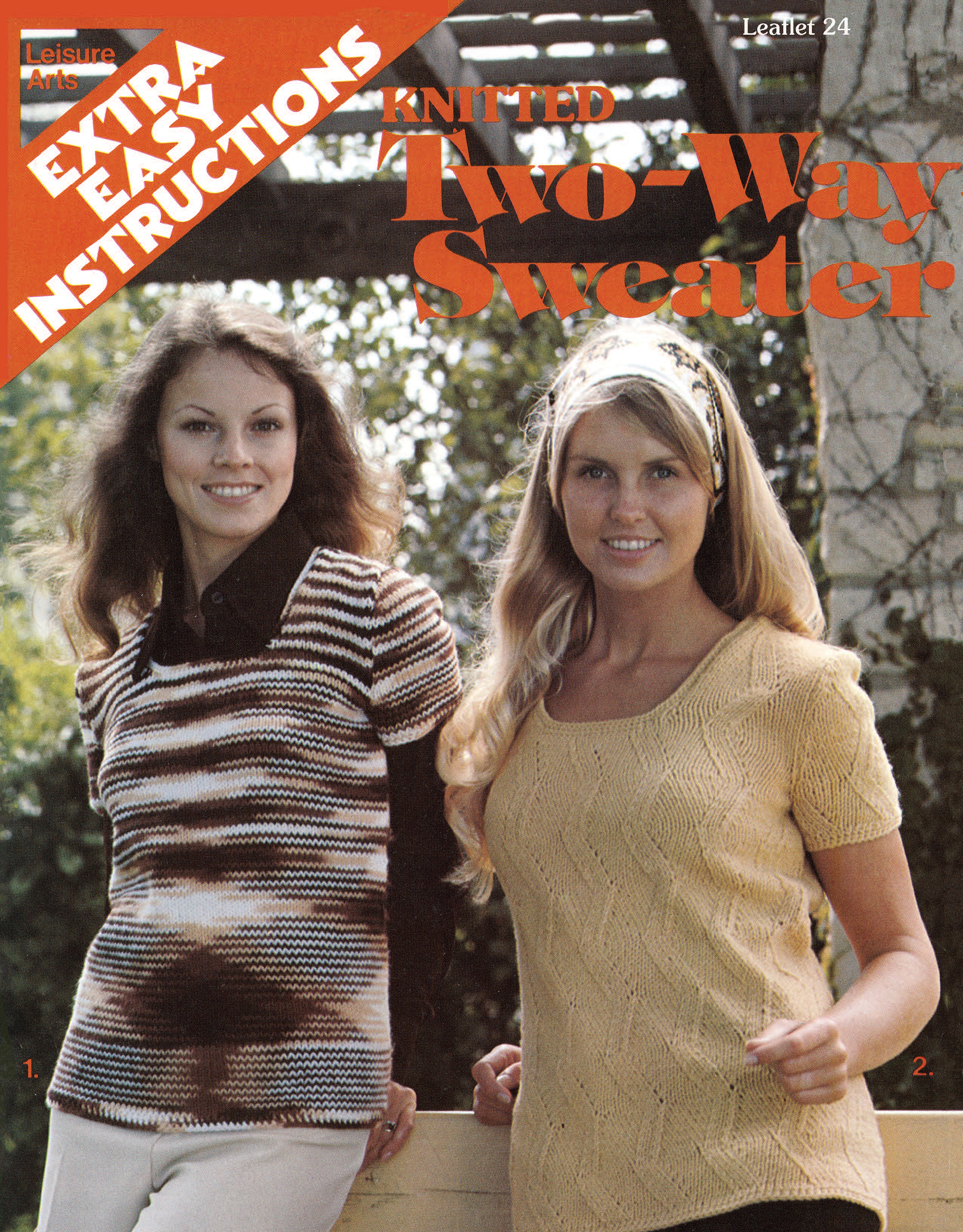 Leisure Arts eBook Knitted TwoWay Sweater