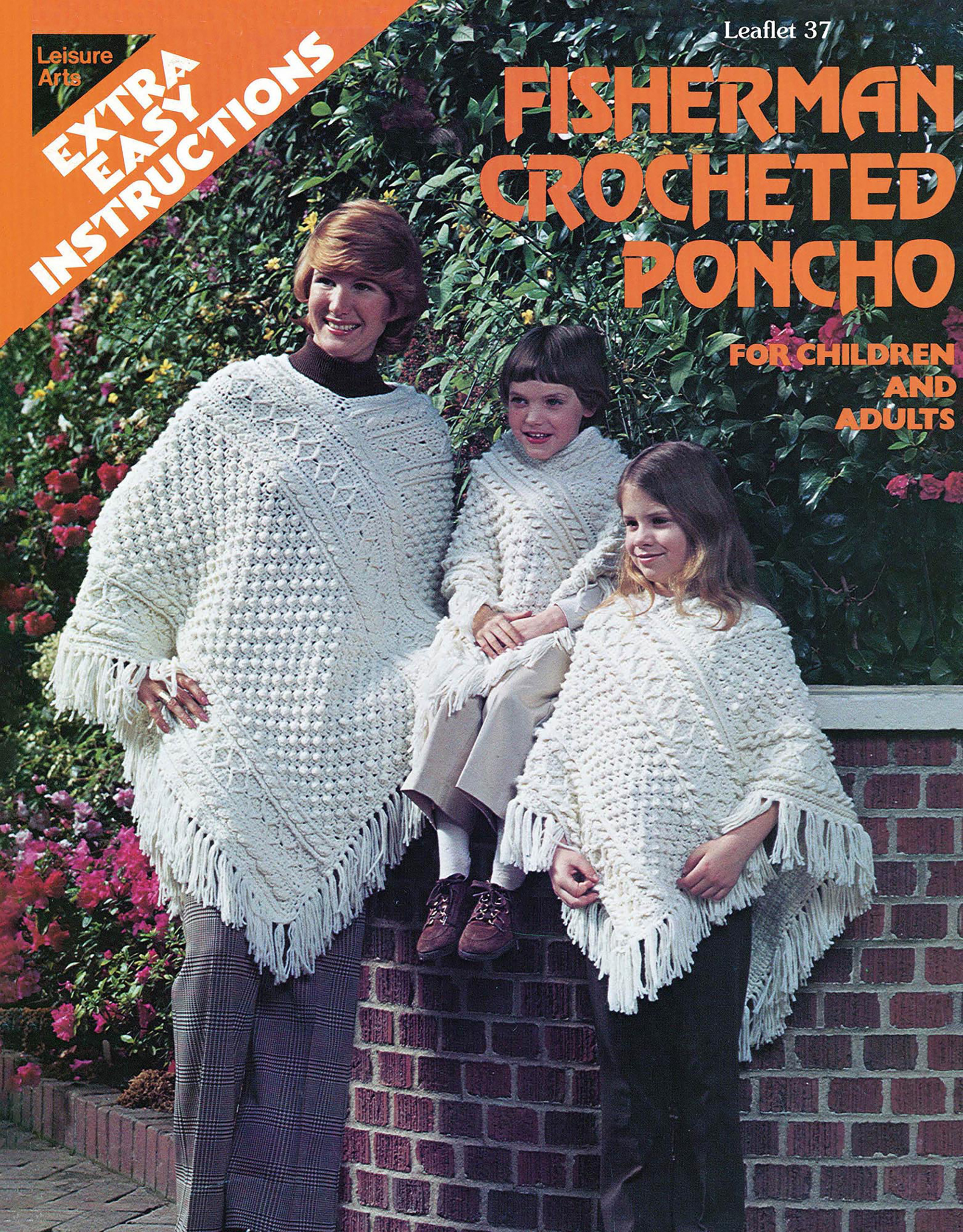 Leisure Arts Fisherman Crocheted Poncho eBook