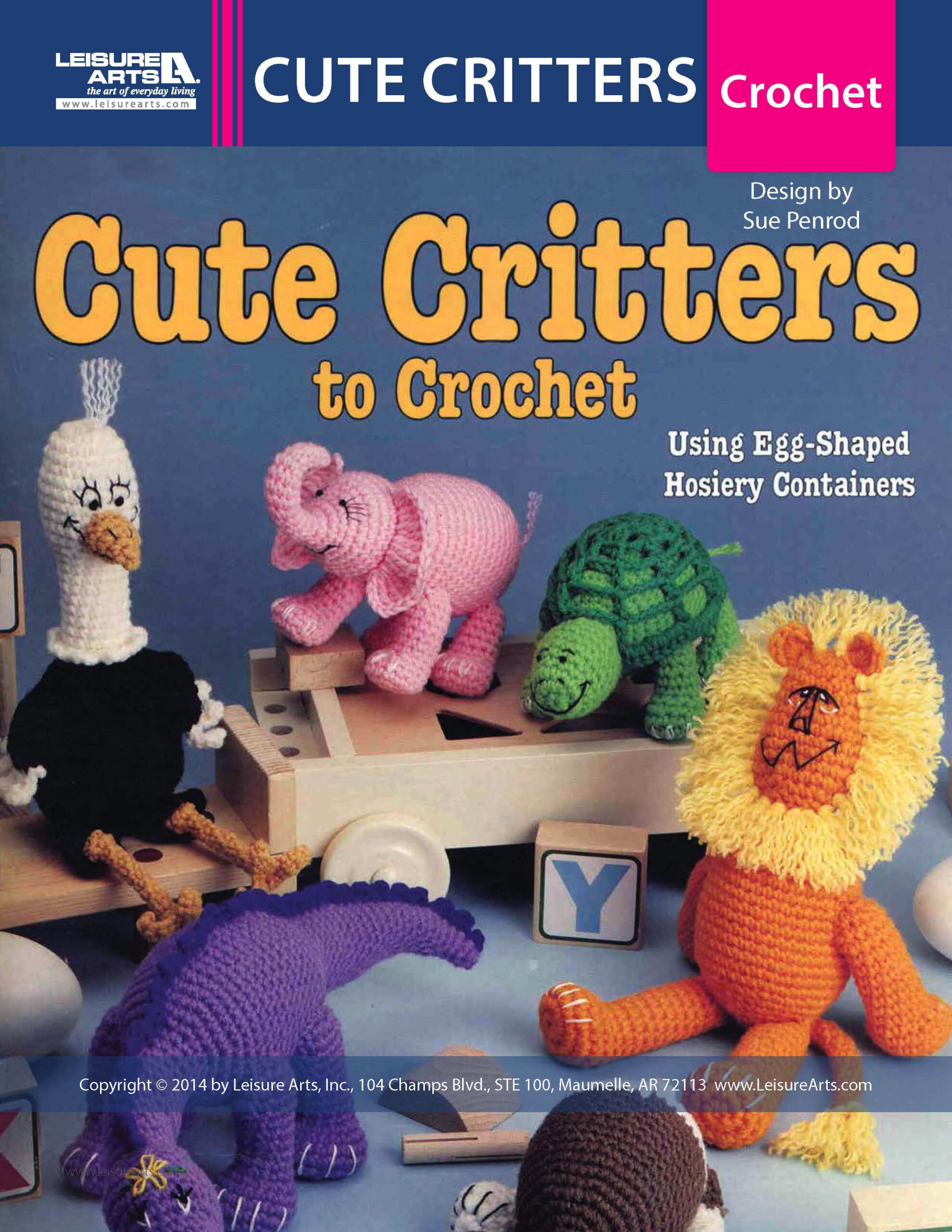 Leisure Arts Cute Critters To Crochet eBook