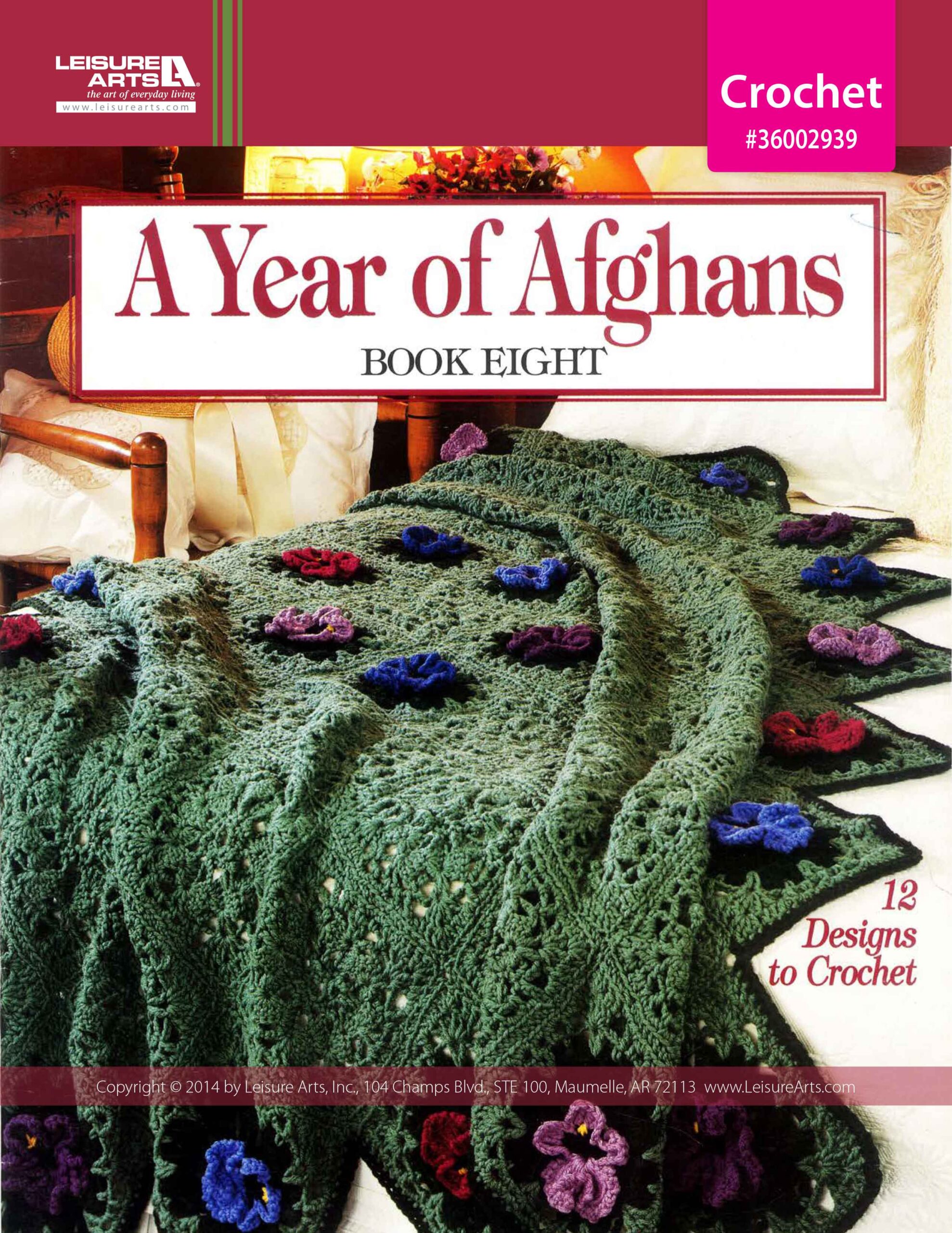 Leisure Arts A Year of Afghans Book 8 Crochet eBook