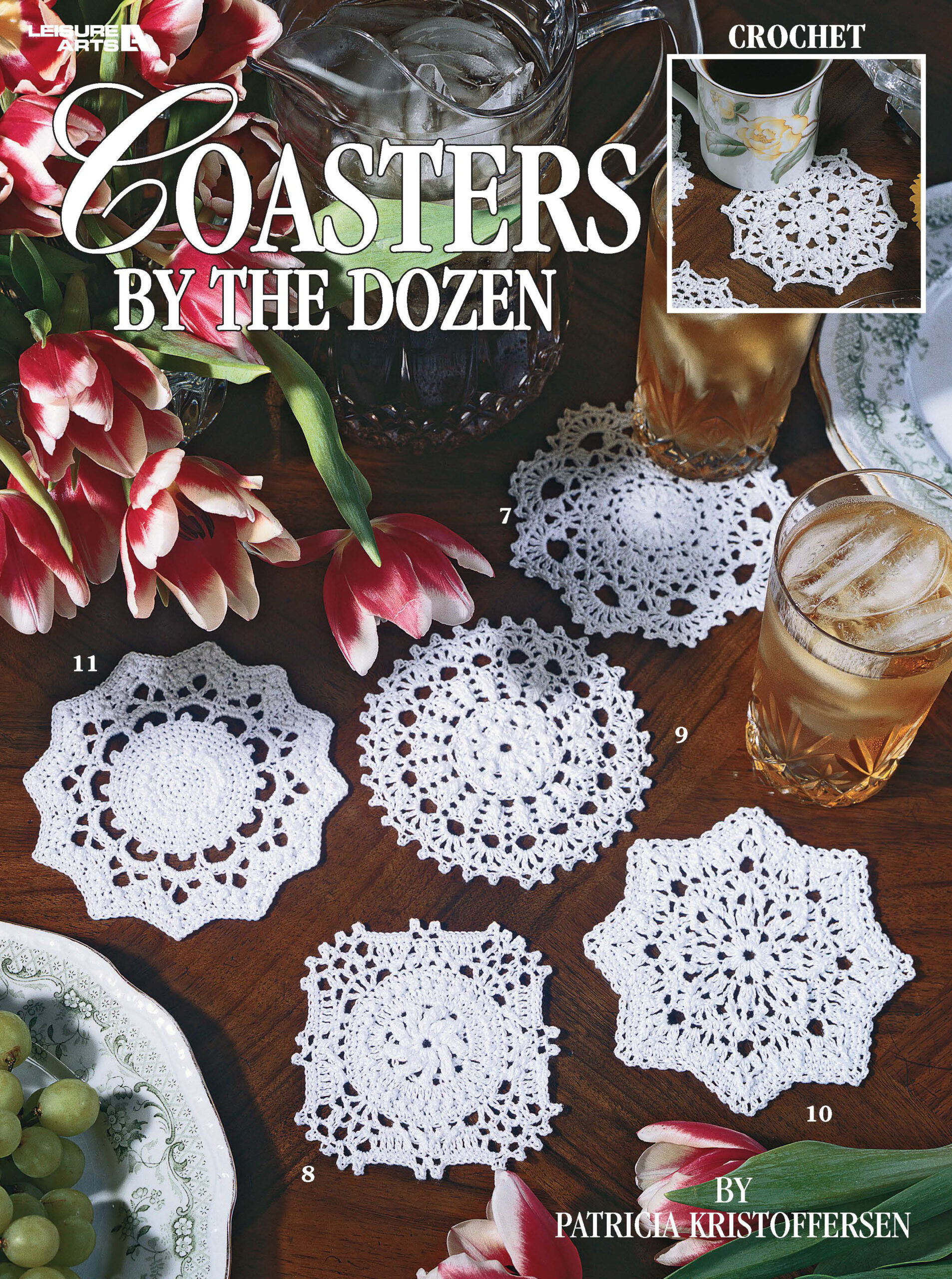 Leisure Arts Coasters By The Dozen Crochet eBook