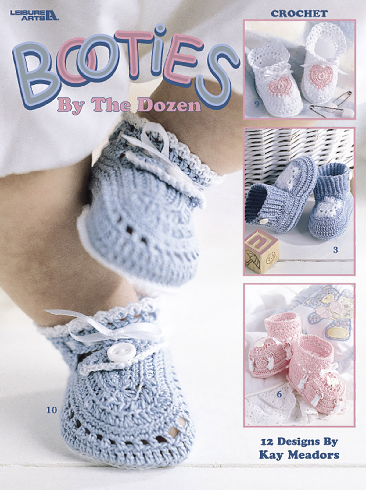 Leisure Arts Booties By The Dozen Crochet eBook