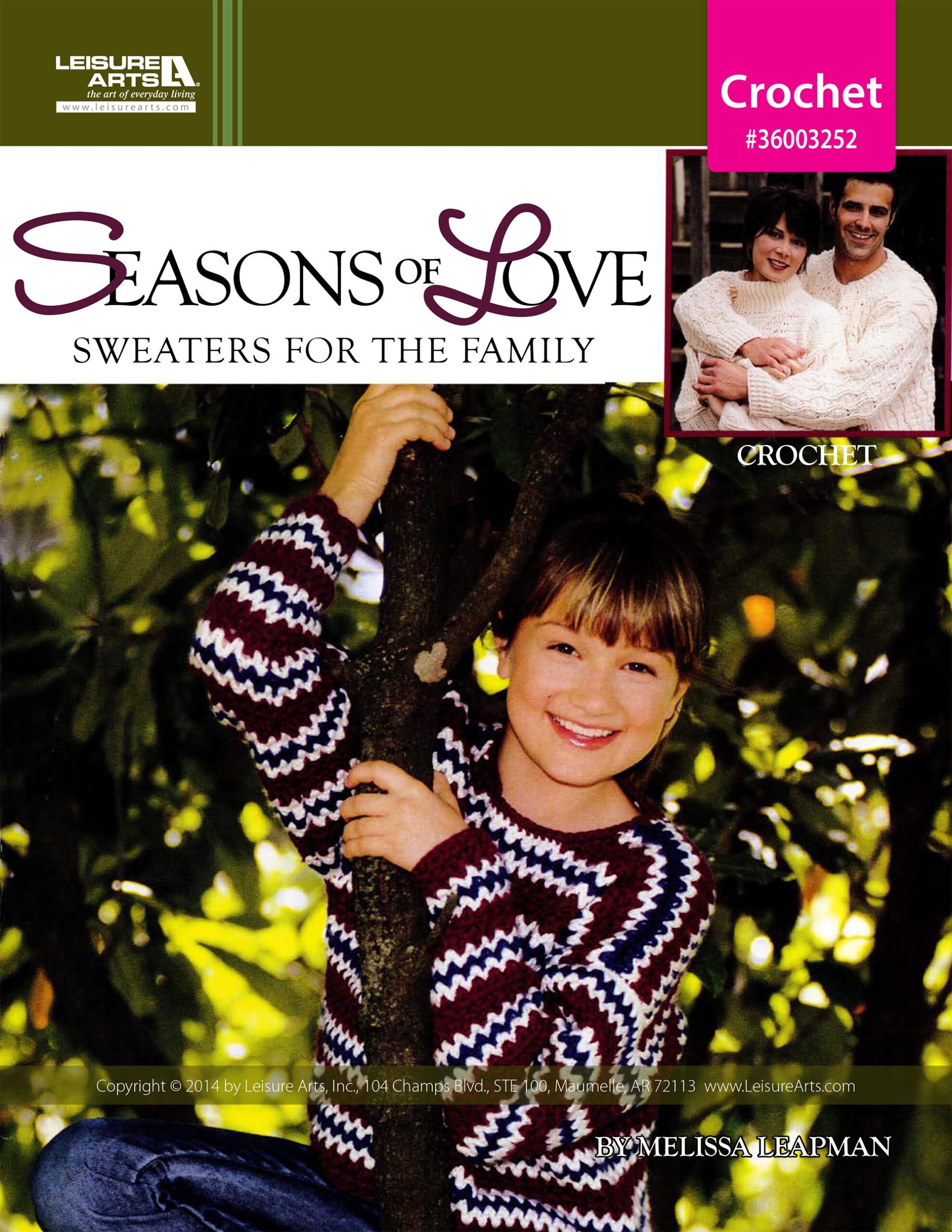Leisure Arts Seasons of Love Sweaters for the Family Crochet eBook