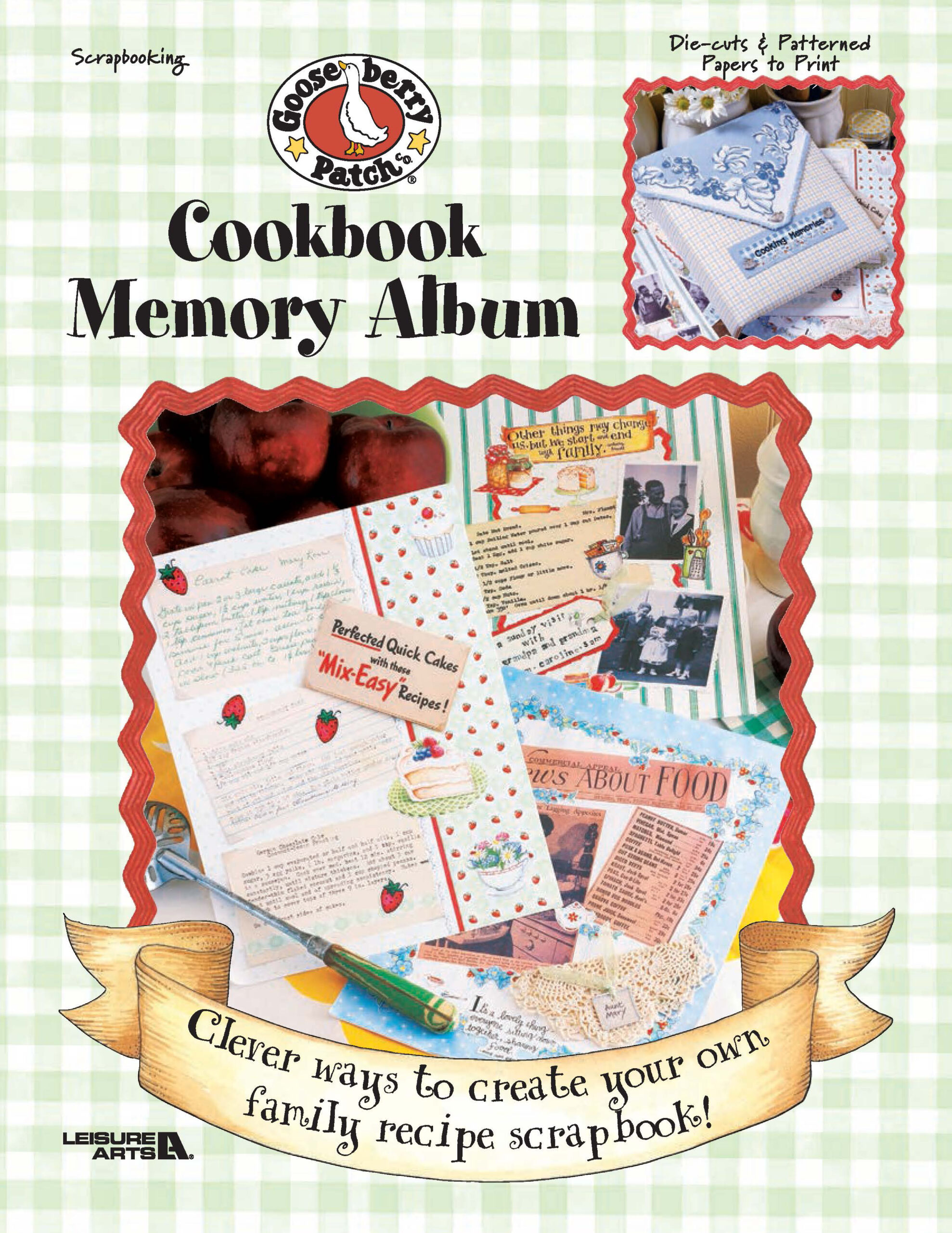 Leisure Arts Gooseberry Patch Cookbook Memory Album eBook
