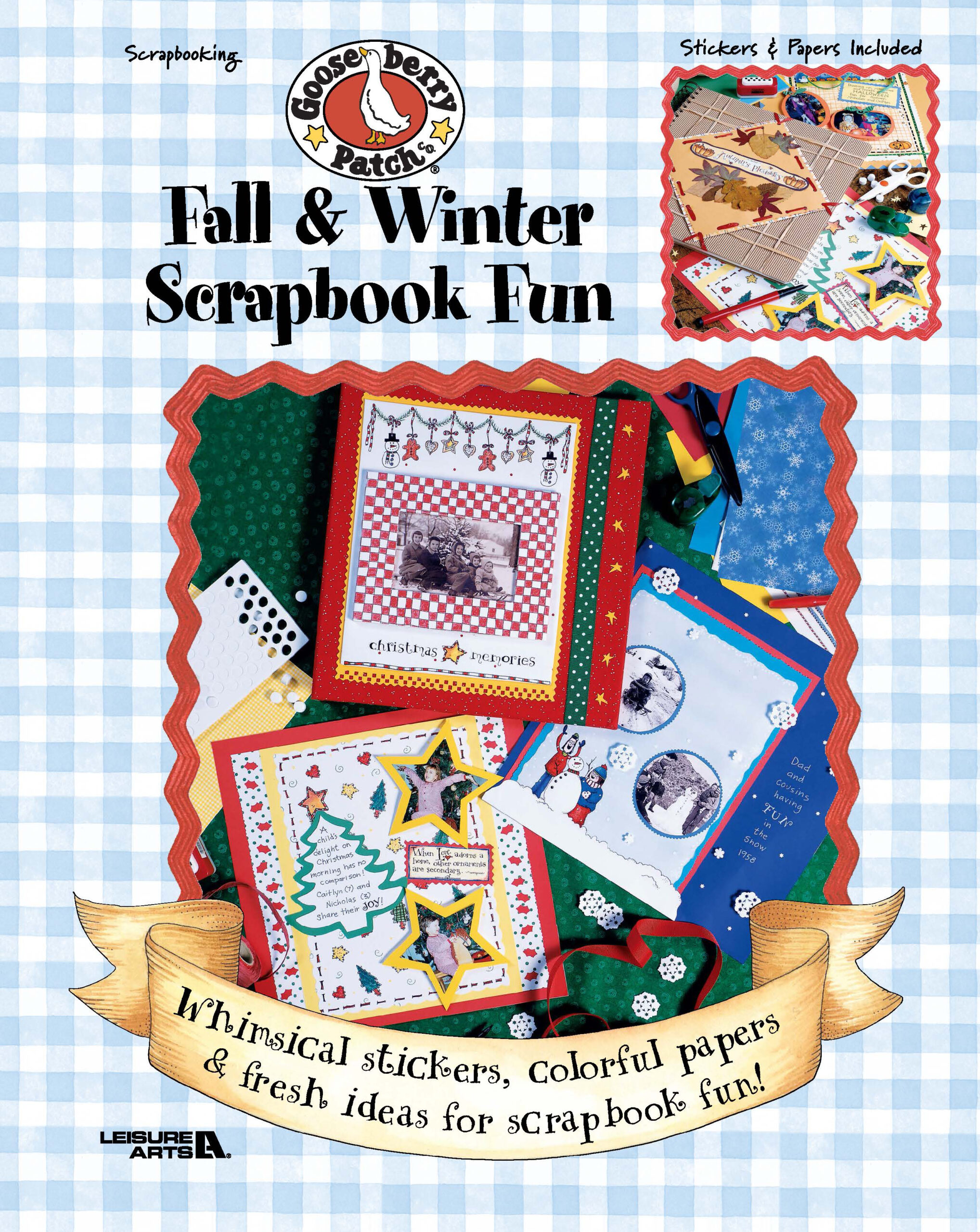 Leisure Arts Gooseberry Patch Fall Winter Scrapbook Fun eBook
