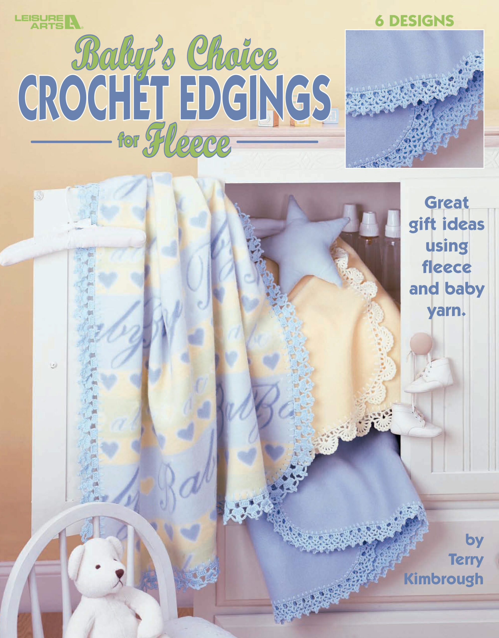 Leisure Arts Babys Choice Crochet Edgings for Fleece eBook