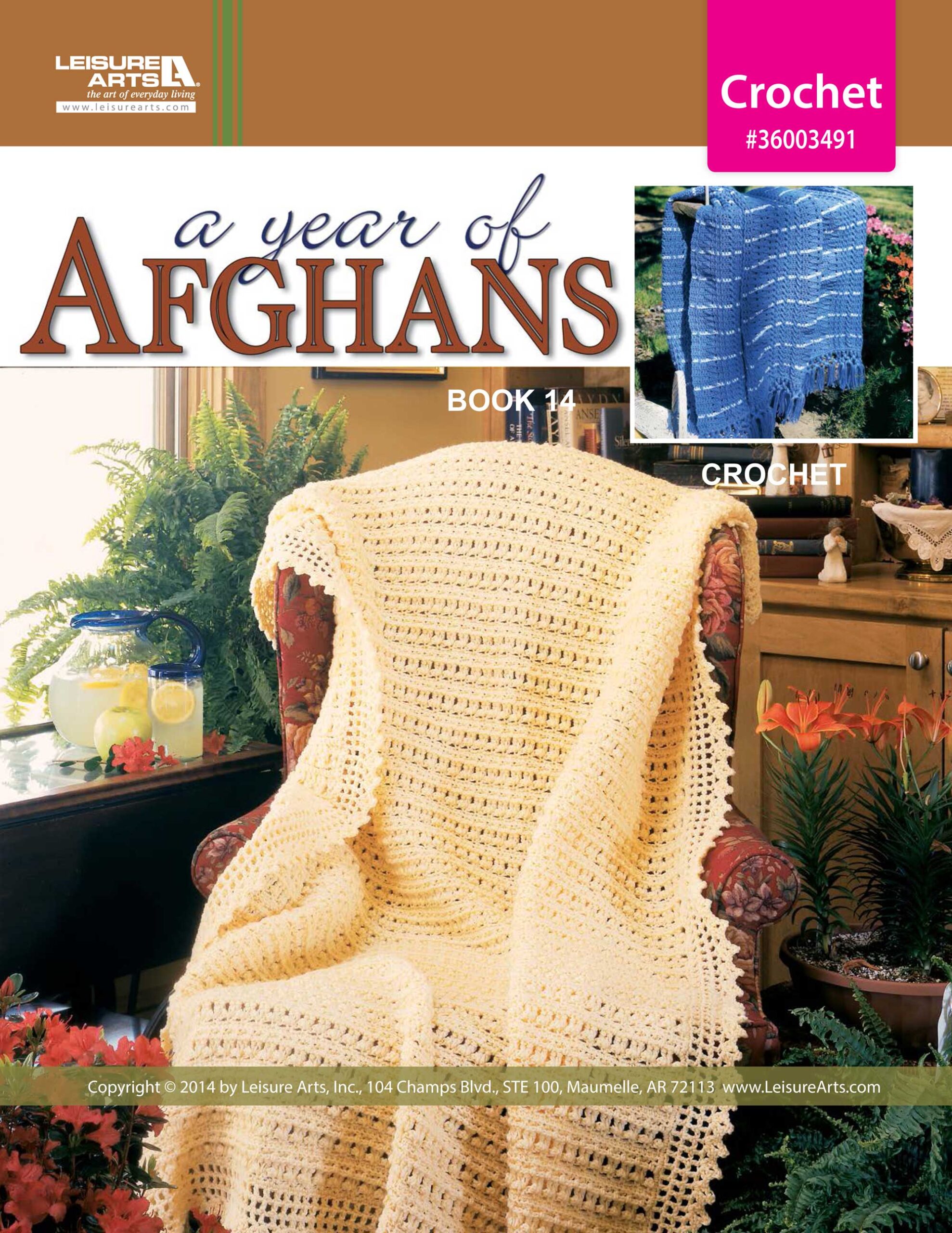 Leisure Arts A Year of Afghans Book 14 Crochet eBook