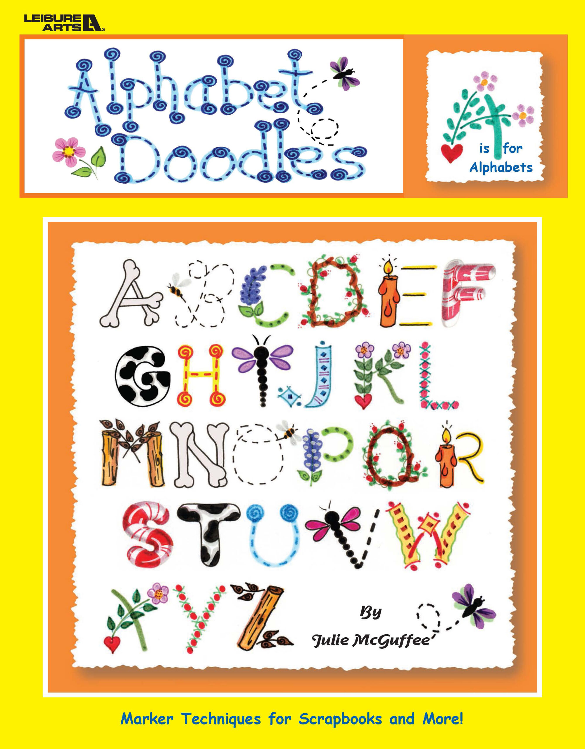 Leisure Arts Alphabet Doodles eBook