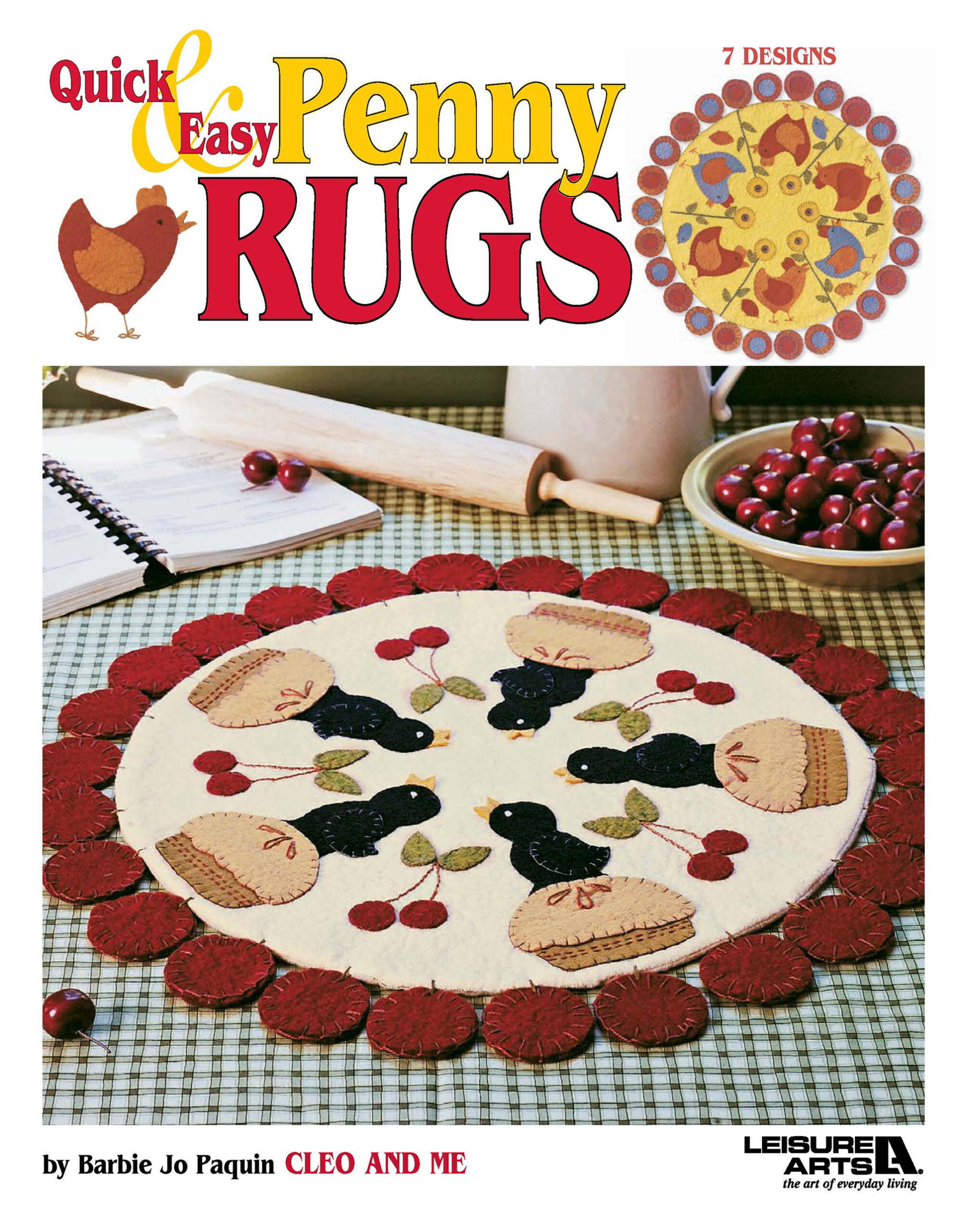 Leisure Arts Quick Easy Penny Rugs Sewing eBook