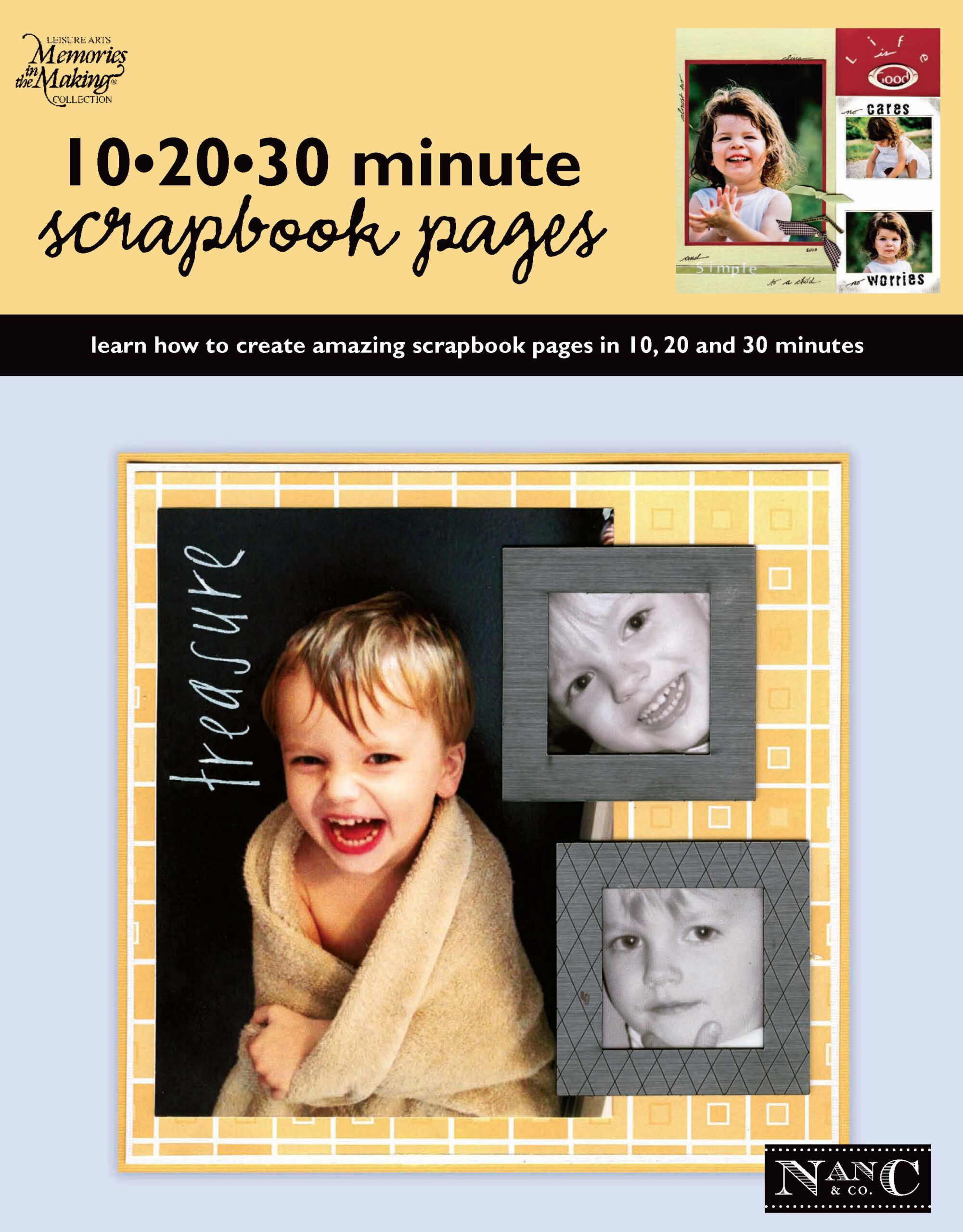 Leisure Arts 102030 Minute Scrapbook Pages eBook