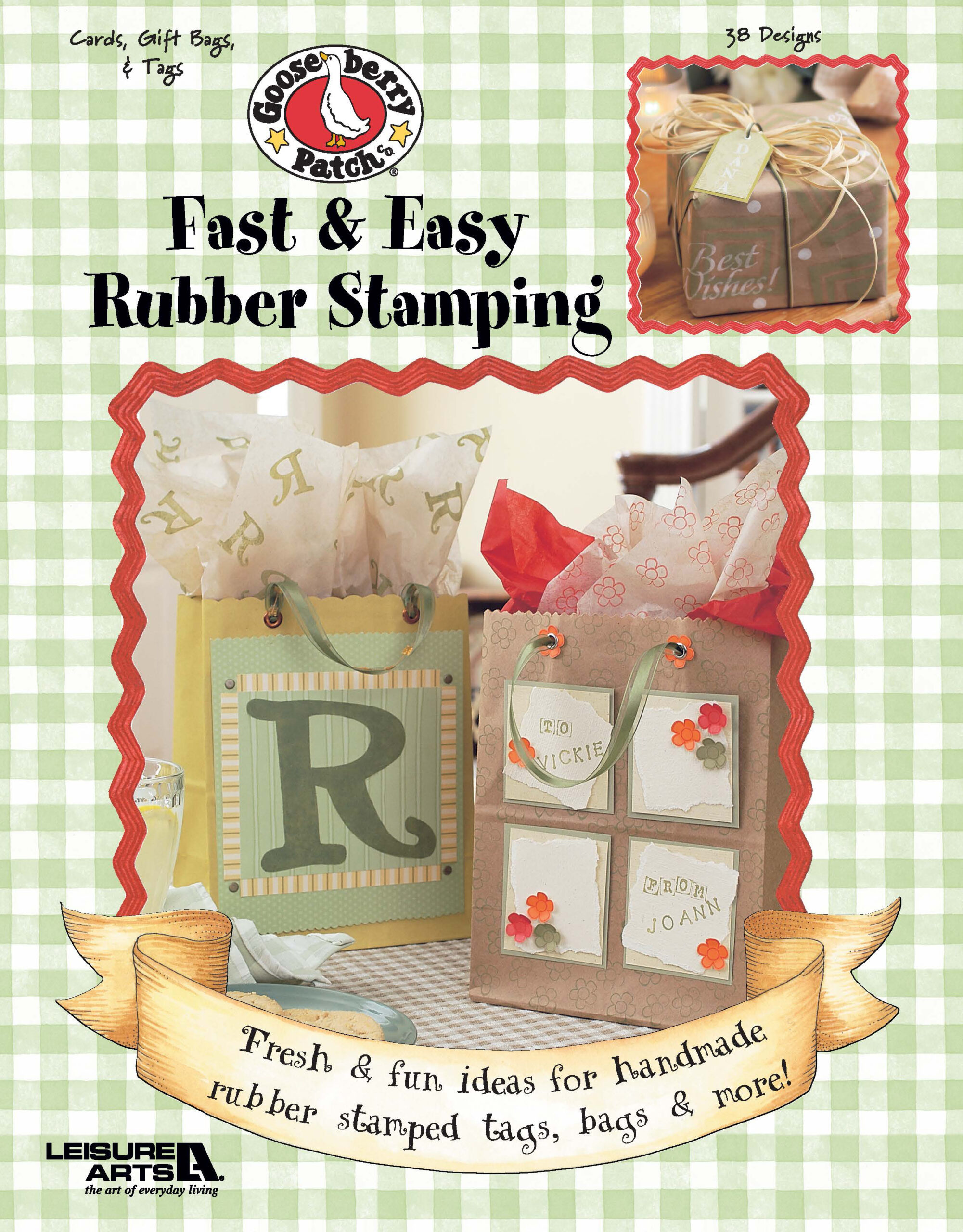 Leisure Arts Gooseberry Patch Fast Easy Rubber Stamping eBook