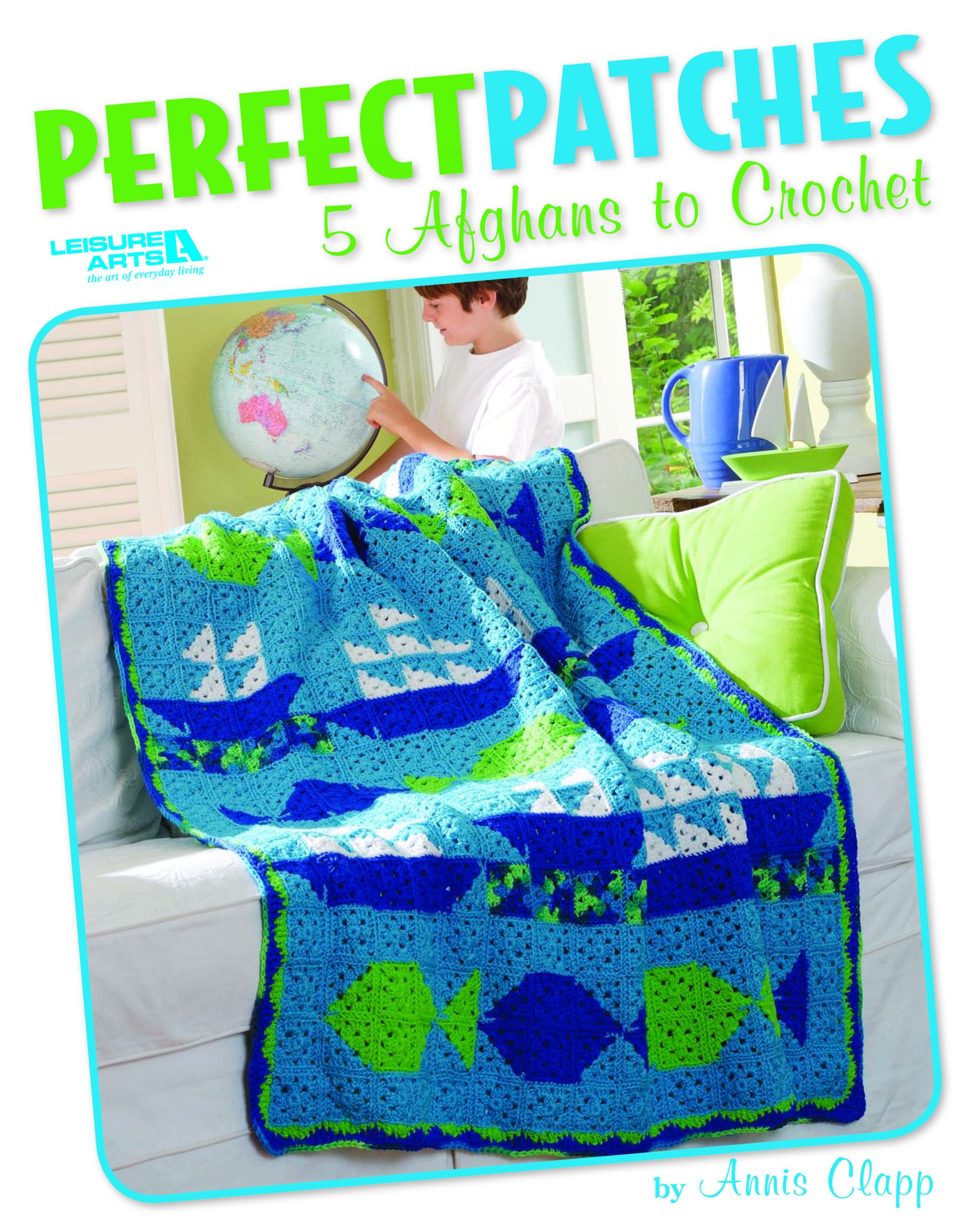Leisure Arts Perfect Patches 5 Afghans To Crochet eBook