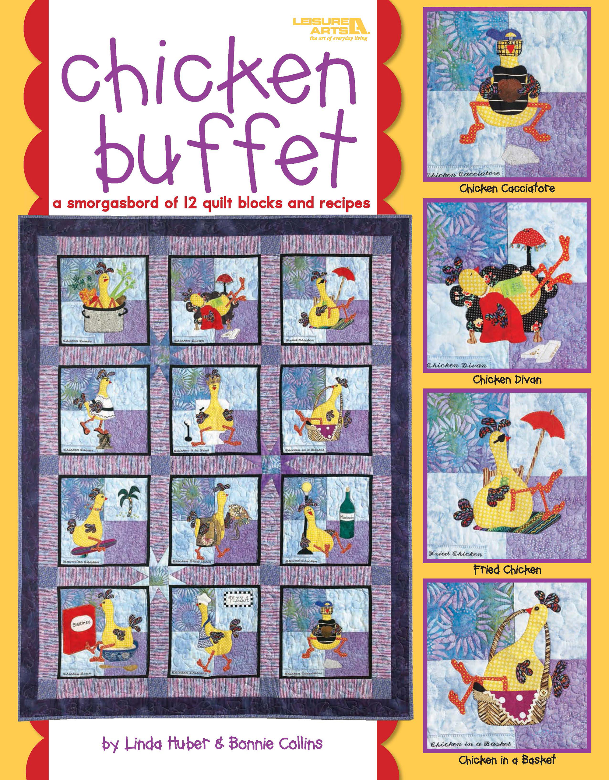 Leisure Arts Chicken Buffet Quilt eBook