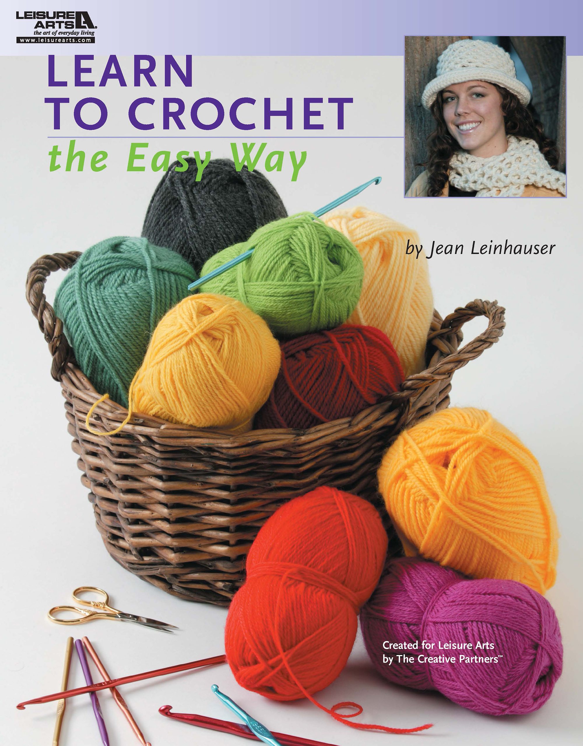 Leisure Arts Learn To Crochet The Easy Way Book