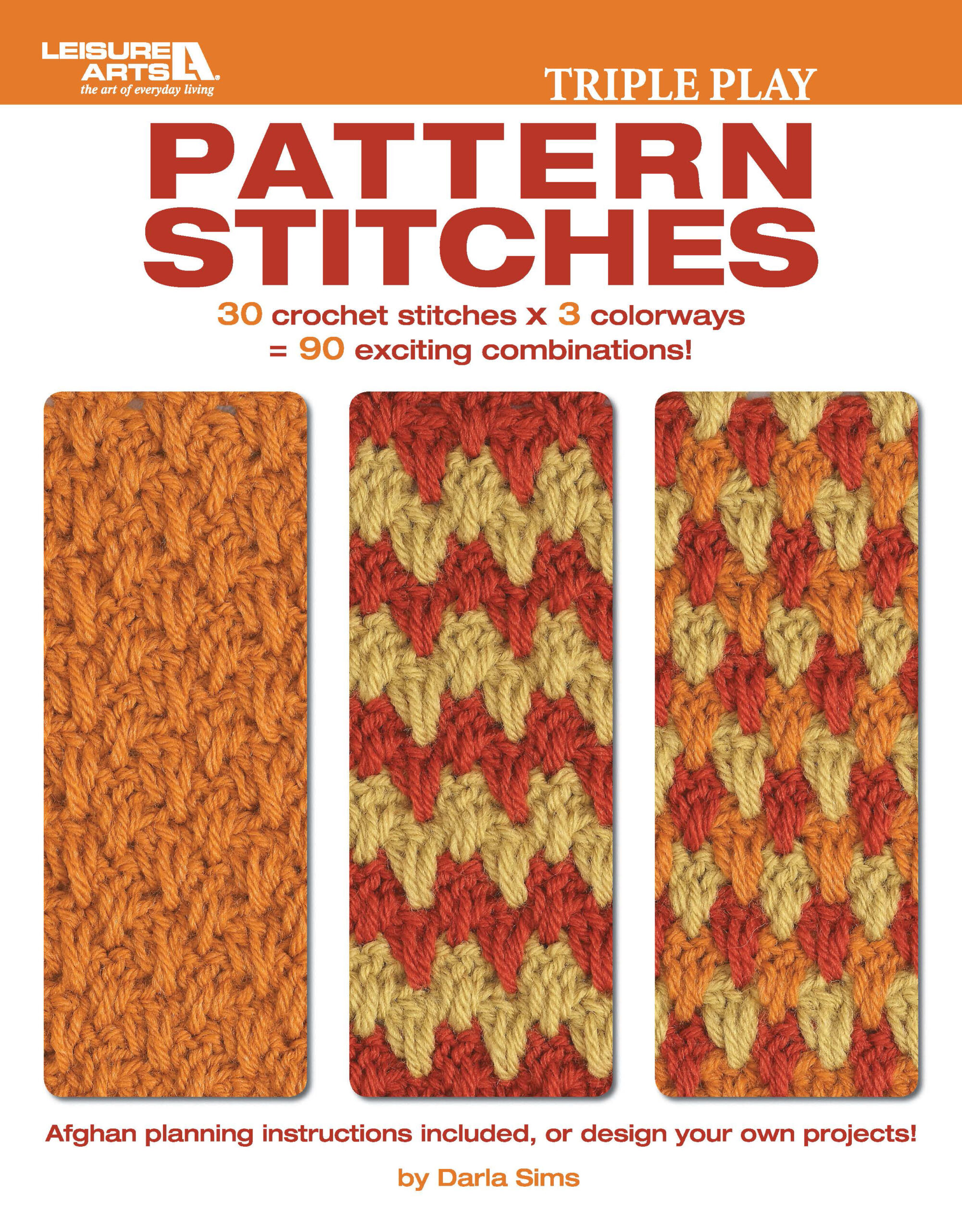 Leisure Arts Triple Play Pattern Stitches Crochet eBook