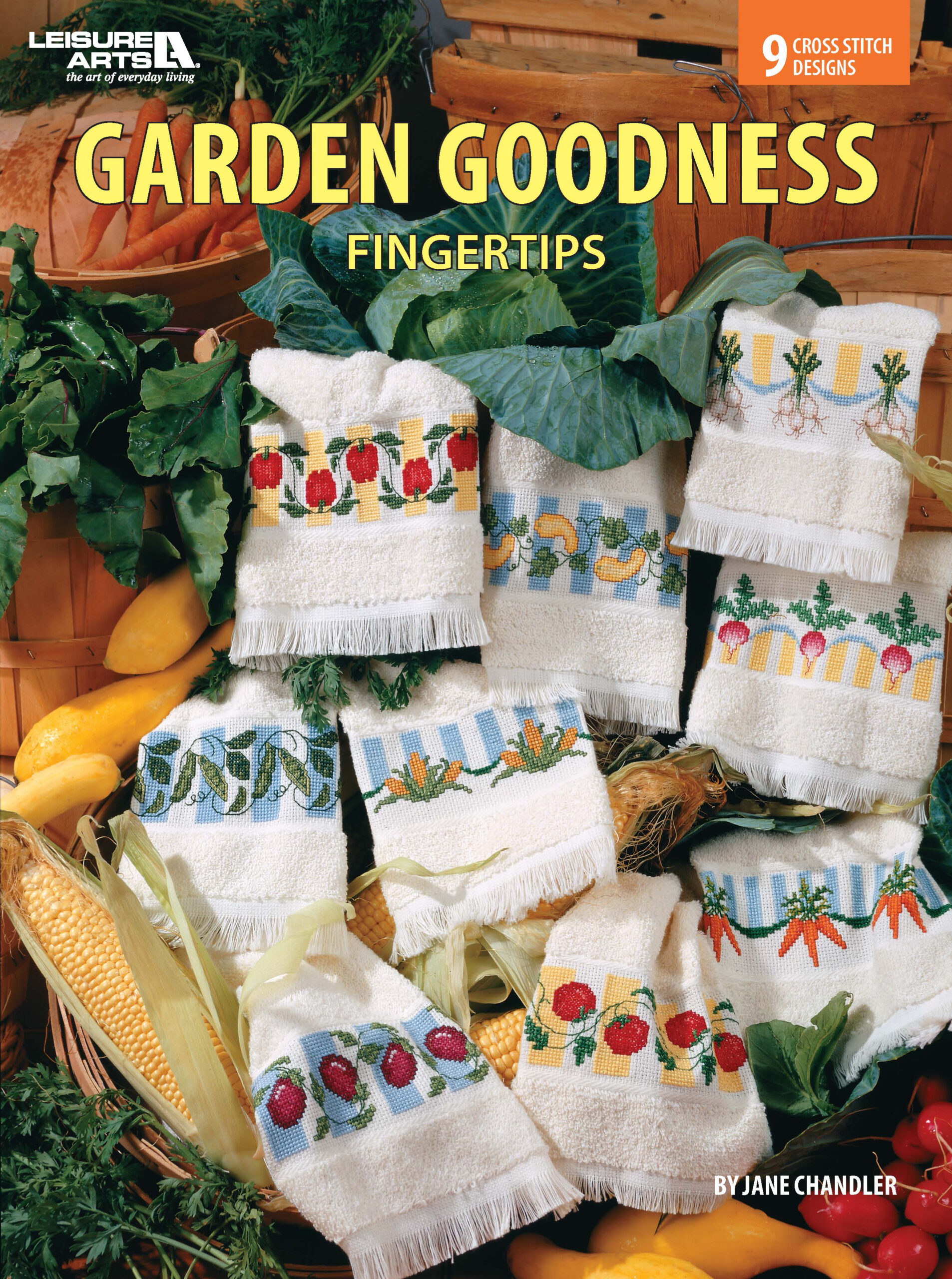 Leisure Arts Garden Goodness Fingertips Cross Stitch eBook