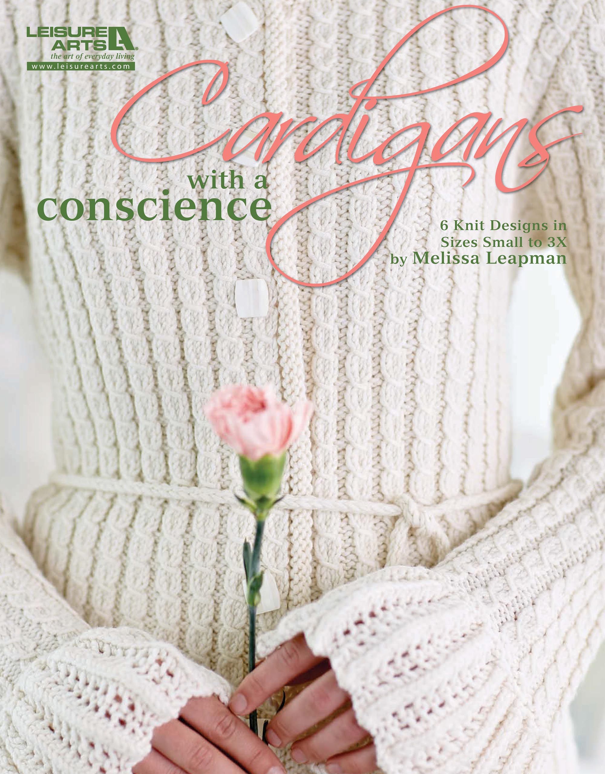 Leisure Arts Cardigans with a Conscience Knit eBook