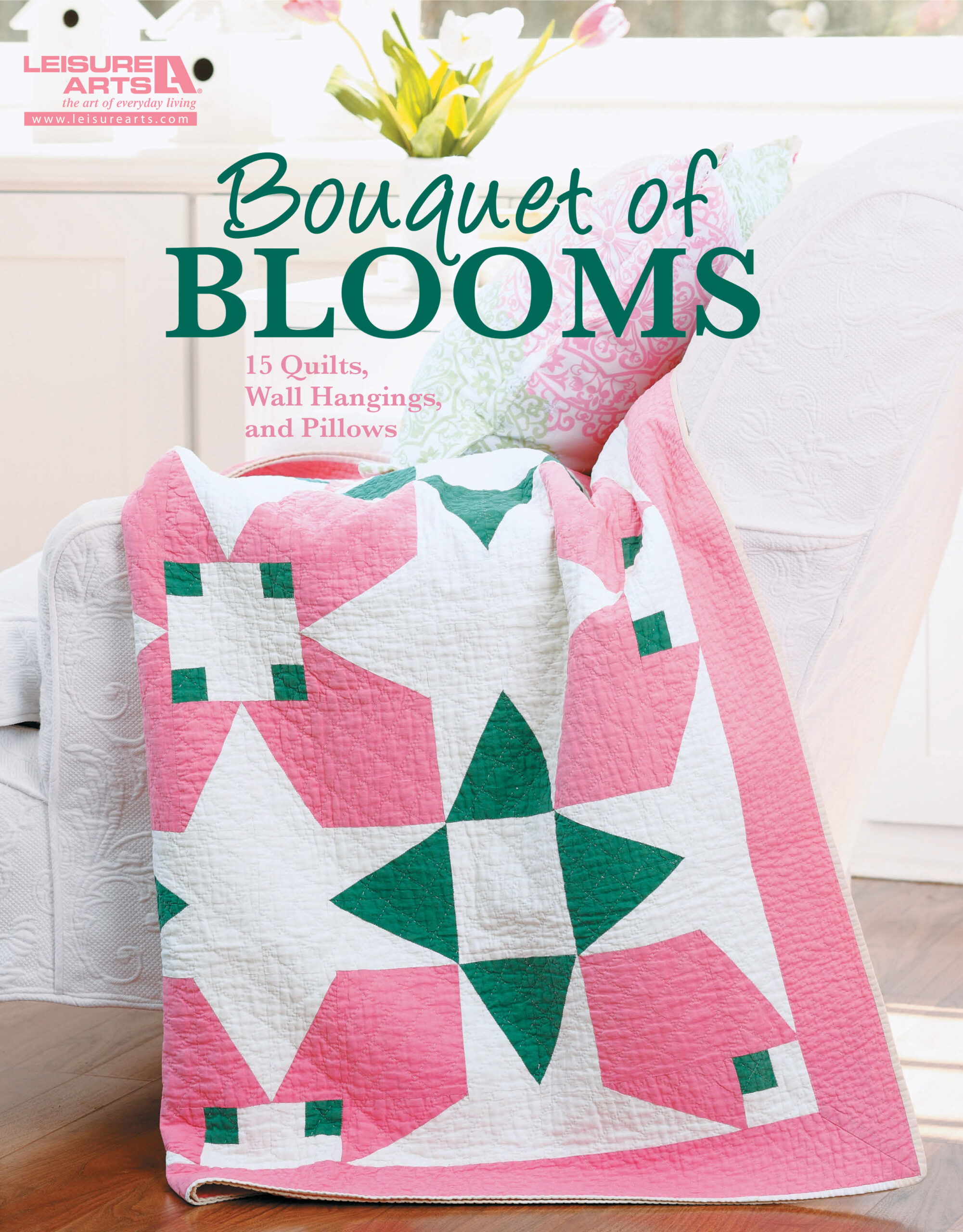 Leisure Arts Bouquet Of Blooms Quilt eBook
