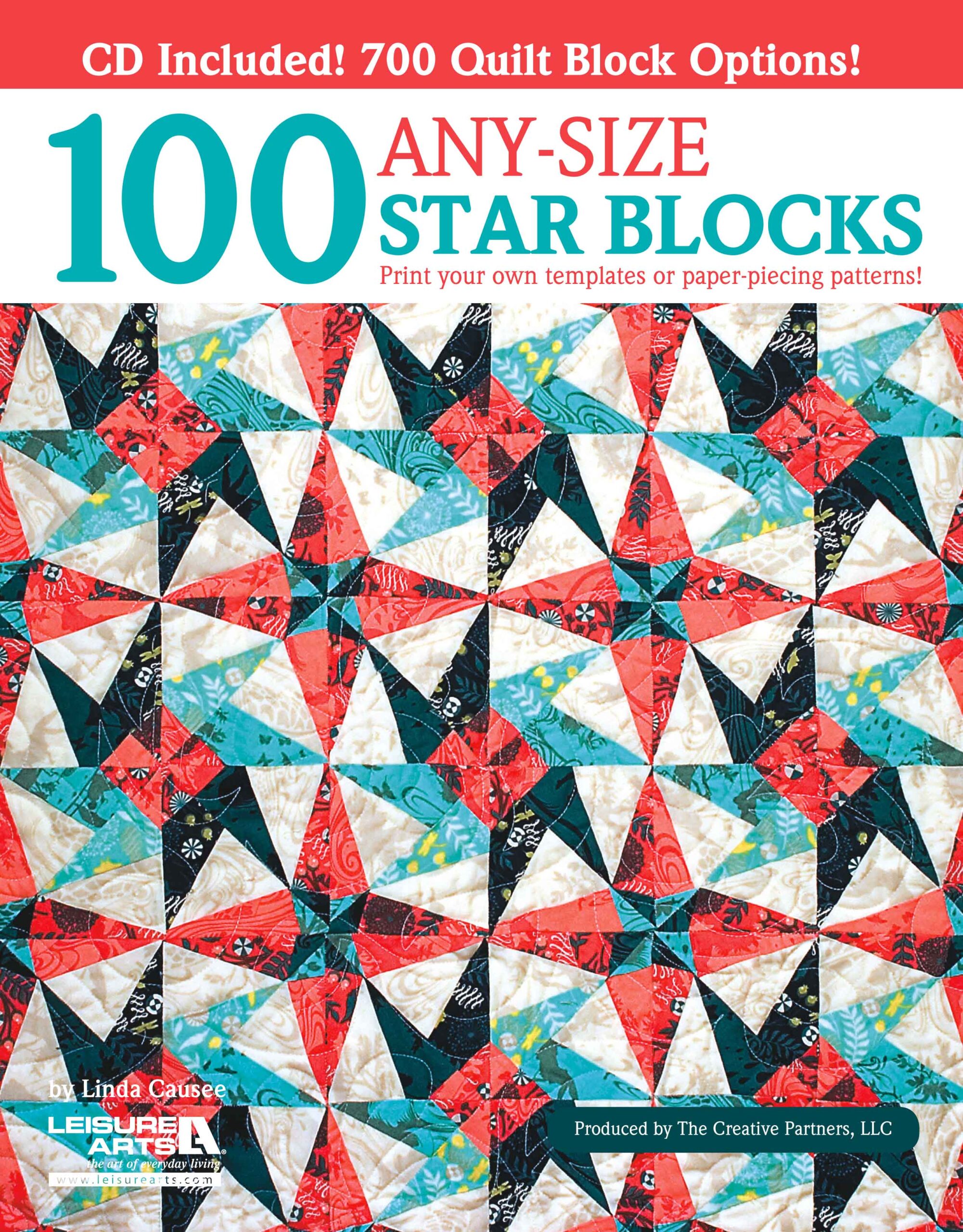 Leisure Arts 100 AnySize Star Blocks eBook