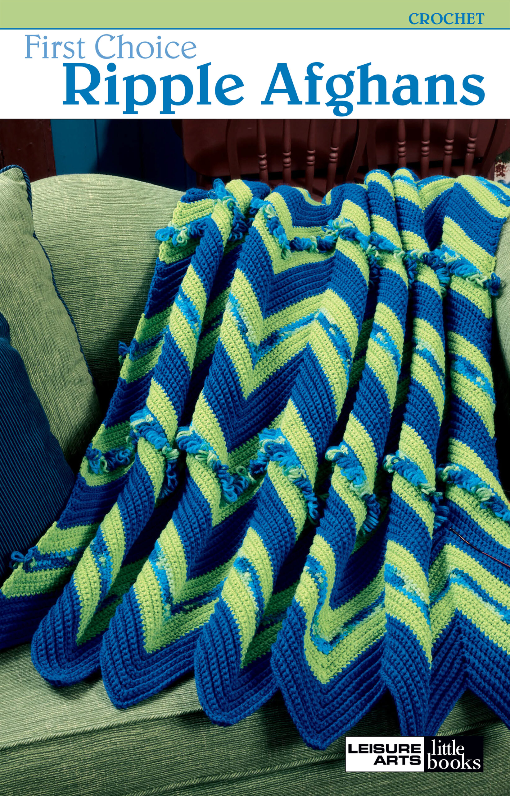 Leisure Arts eBook First Choice Ripple Afghans