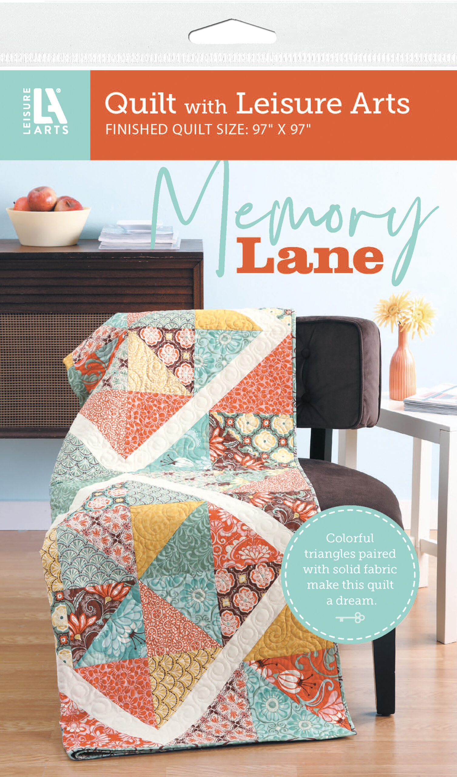 Leisure Arts Memory Lane Modern Quilt Pattern