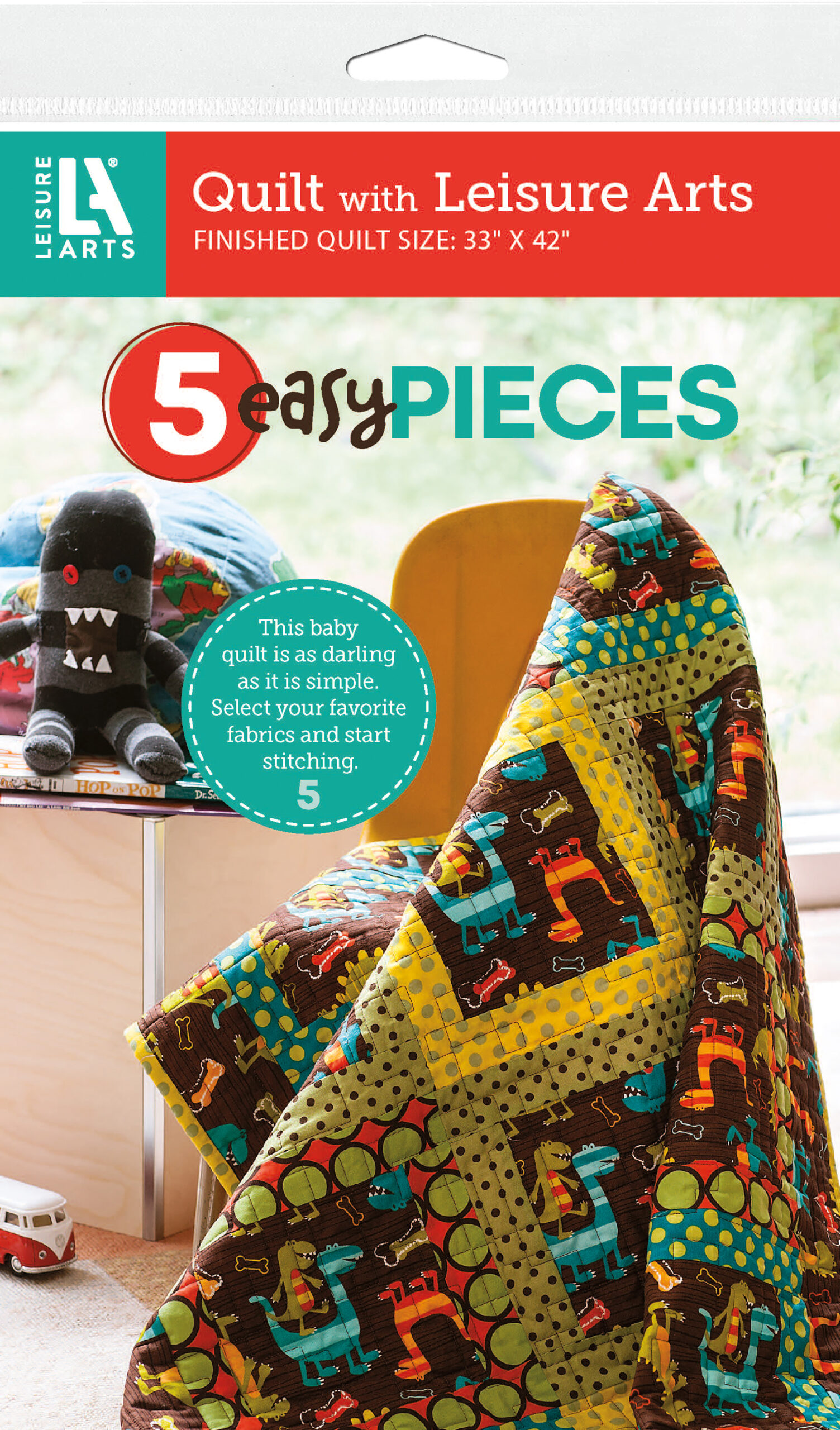 Leisure Arts 5 Easy Pieces Quilt Pattern