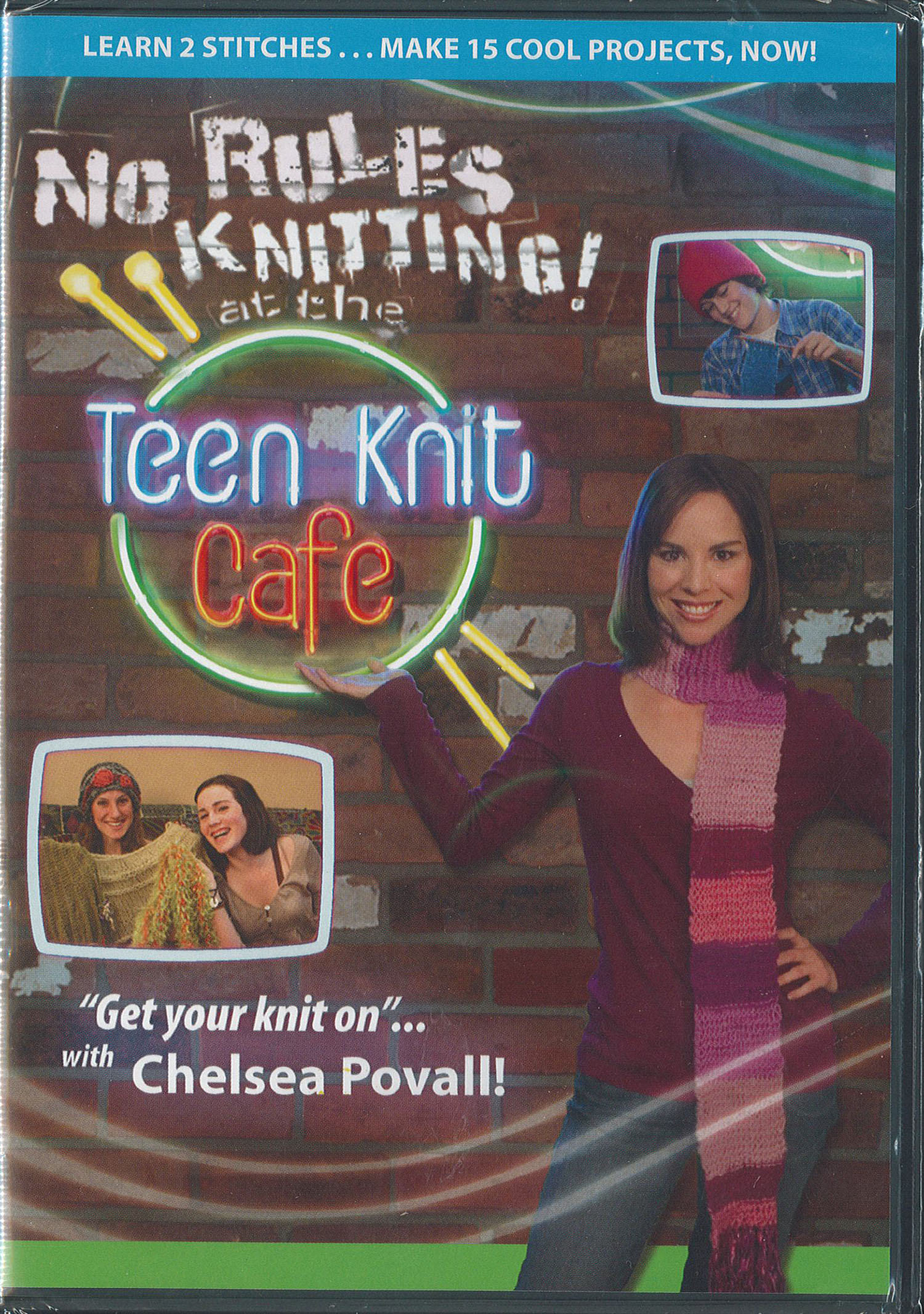 Leisure Arts No Rules Teen Knit Cafe DVD