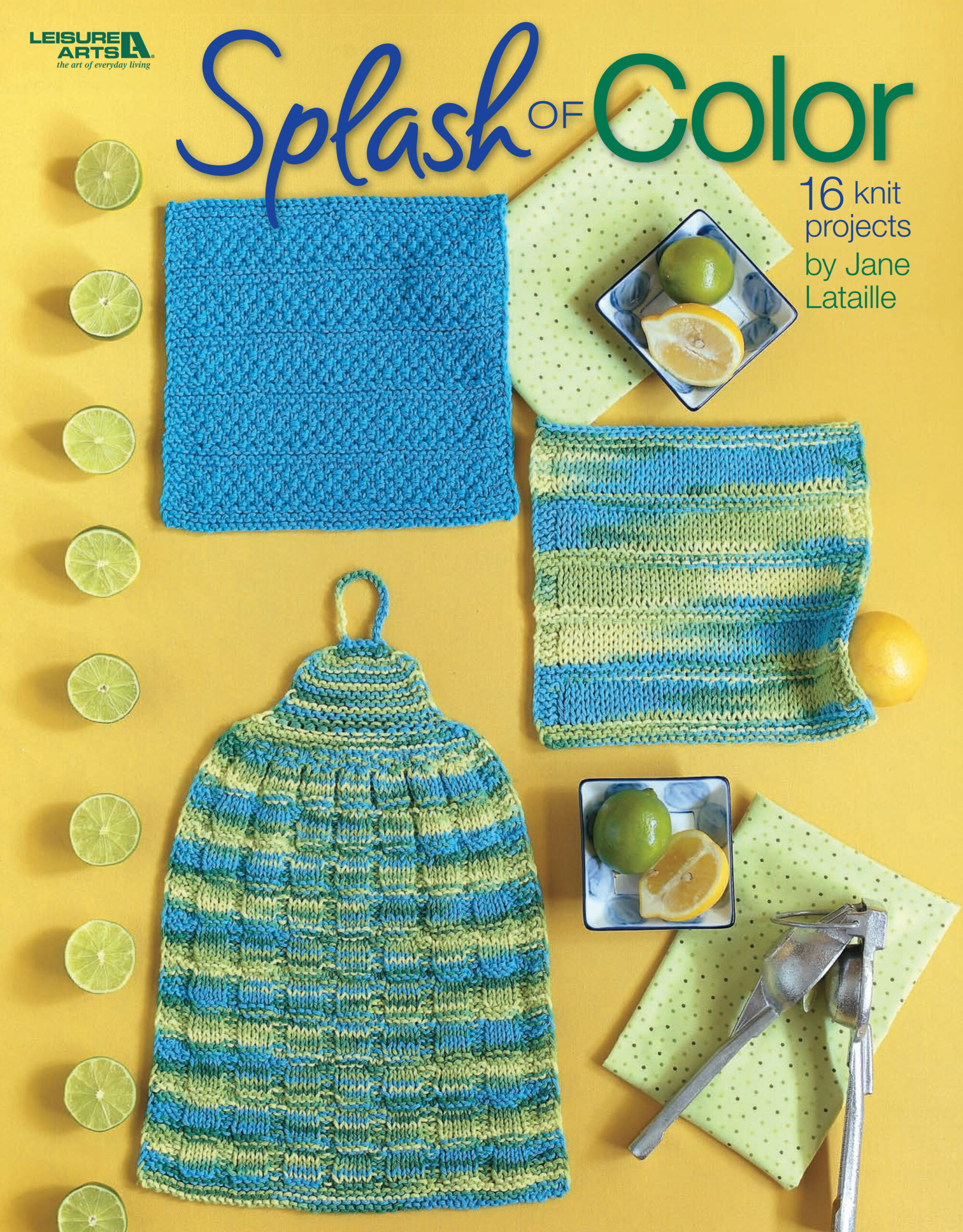 Splash Of Color Knit Dishcloths