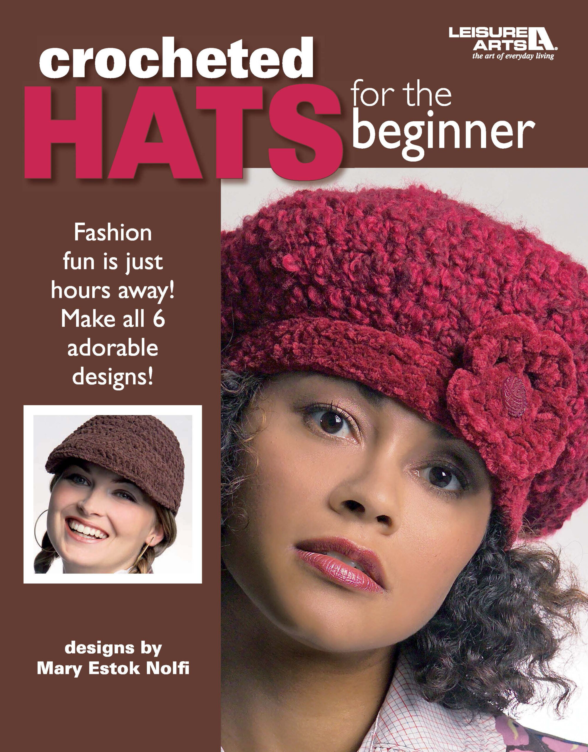 Crocheted Hats For The Beginner
