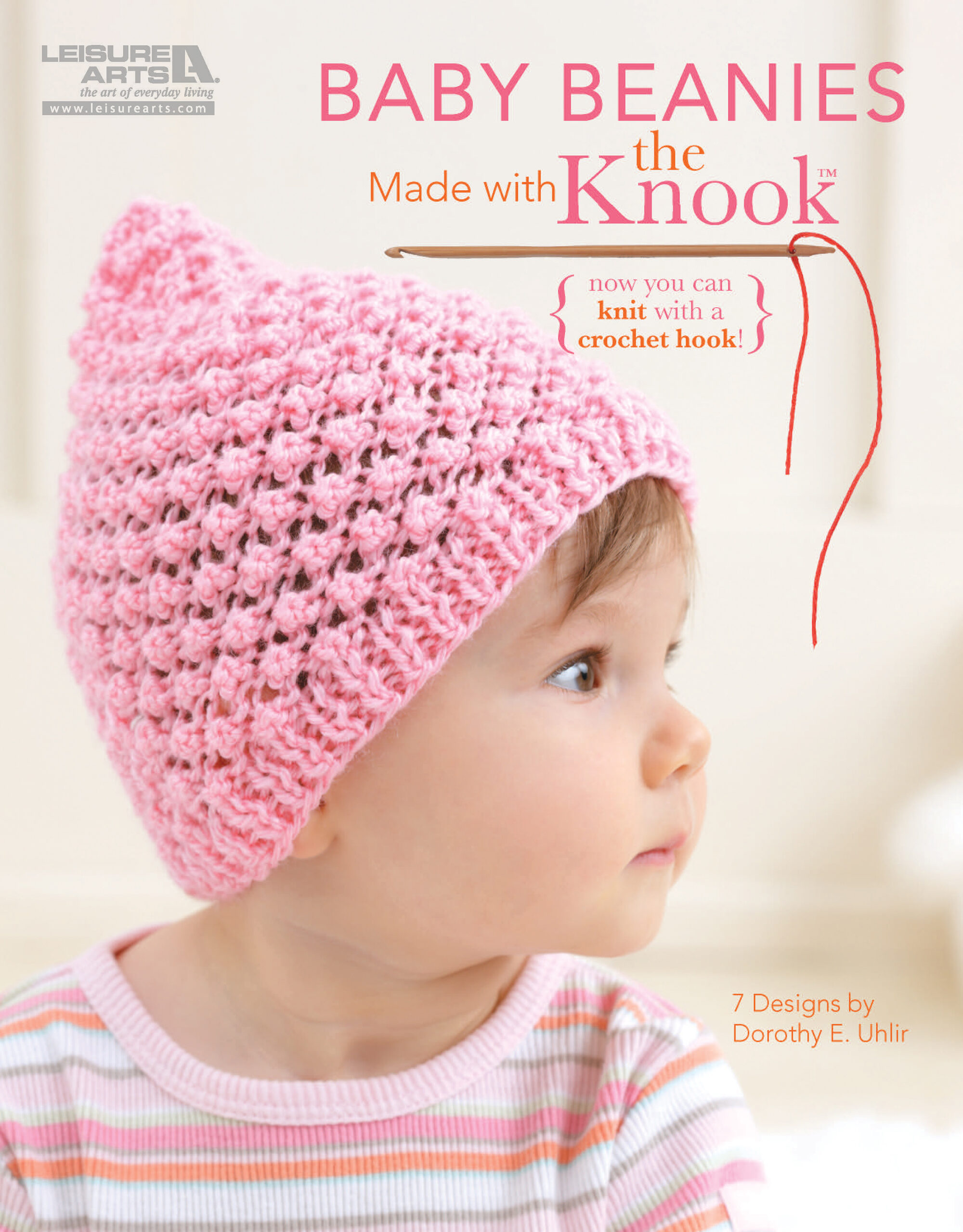 Baby Beanies Made With The Knook Knit